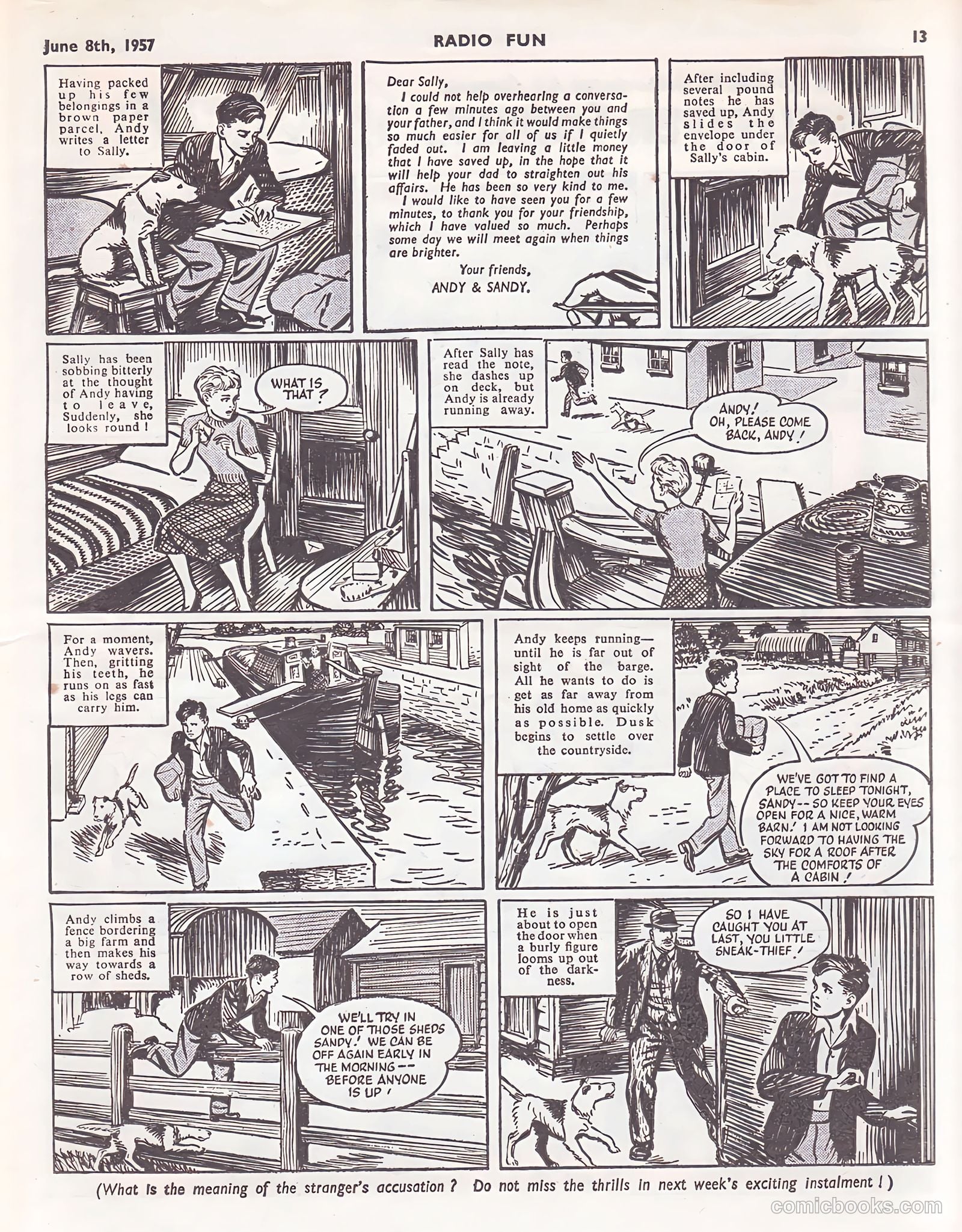 Radio Fun #974 (1957) — page 13 of 20
