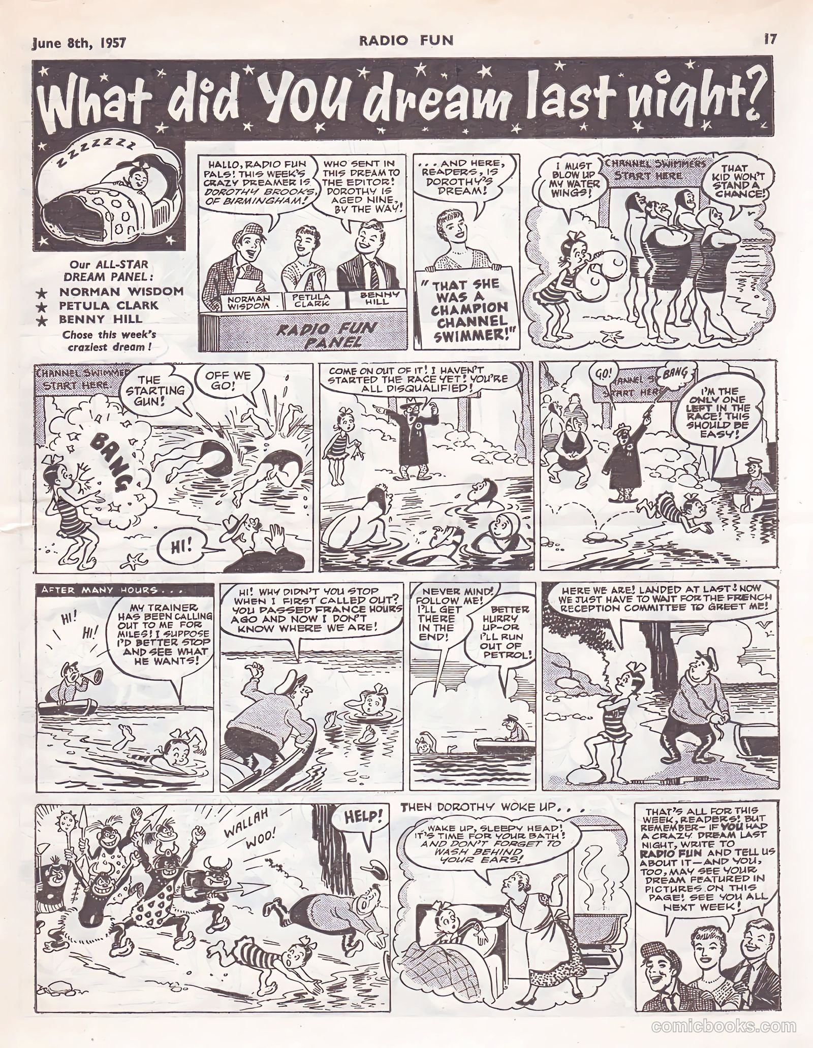 Radio Fun #974 (1957) — page 17 of 20