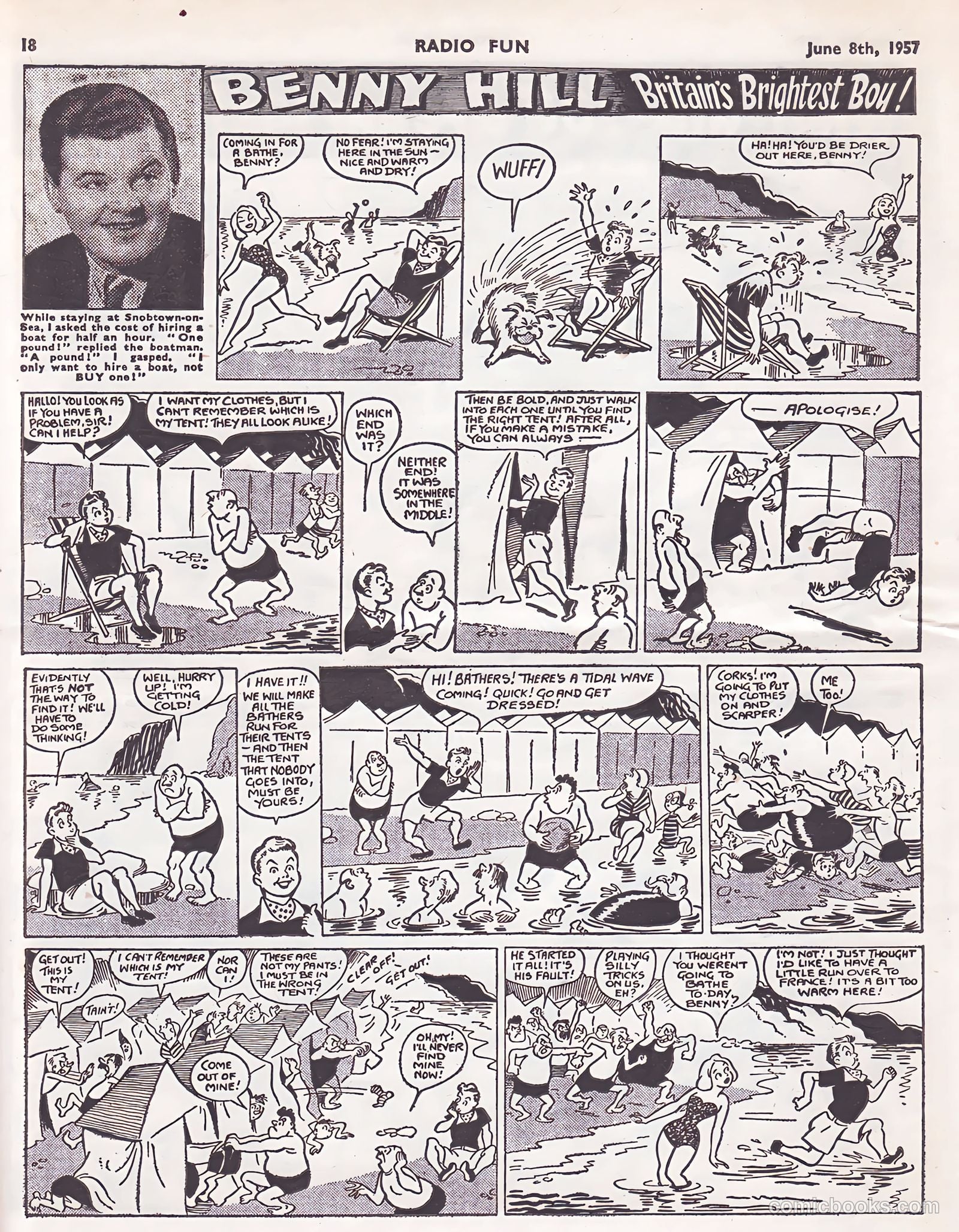 Radio Fun #974 (1957) — page 18 of 20
