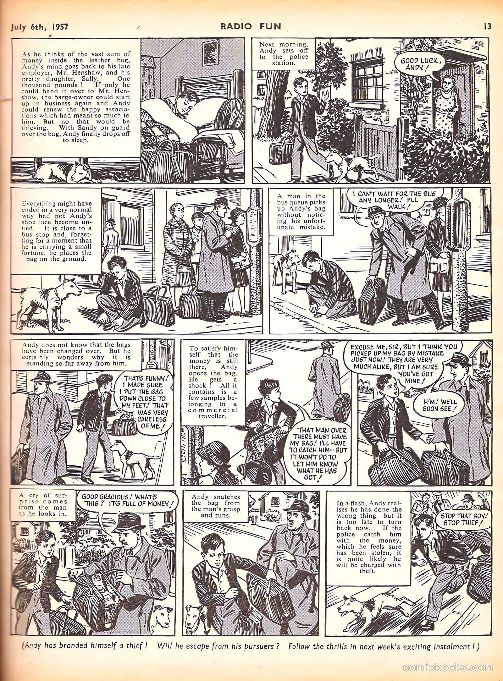Radio Fun #978 (1957) — page 13 of 20