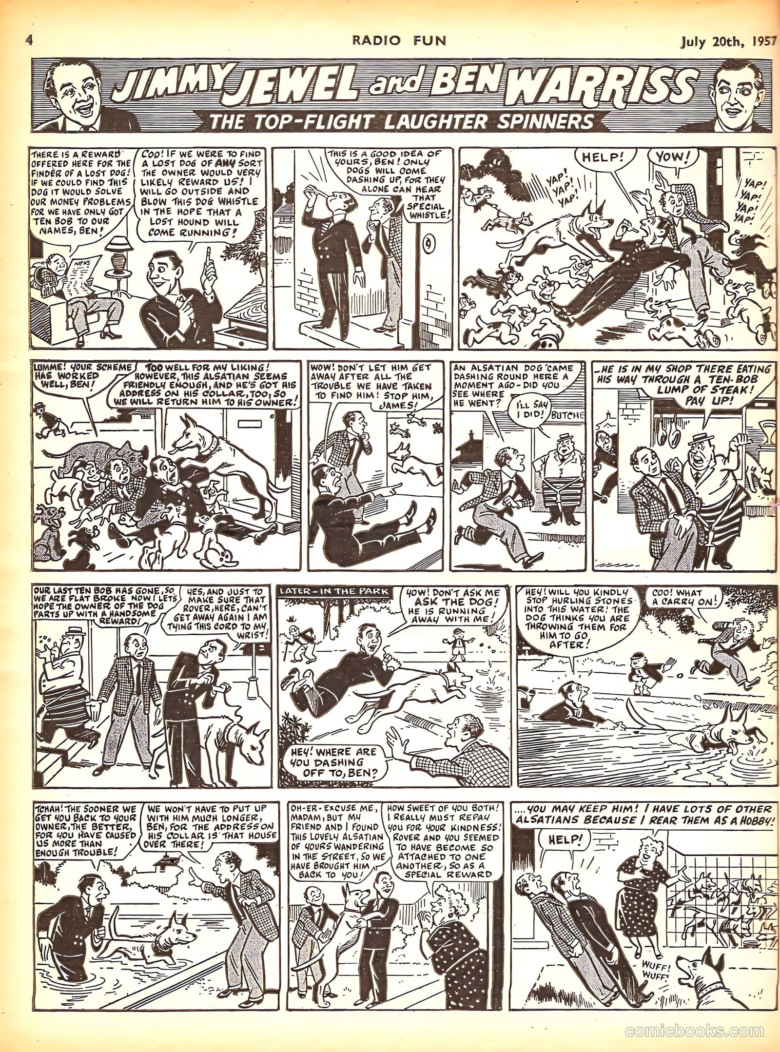 Radio Fun #980 (1957) — page 4 of 20