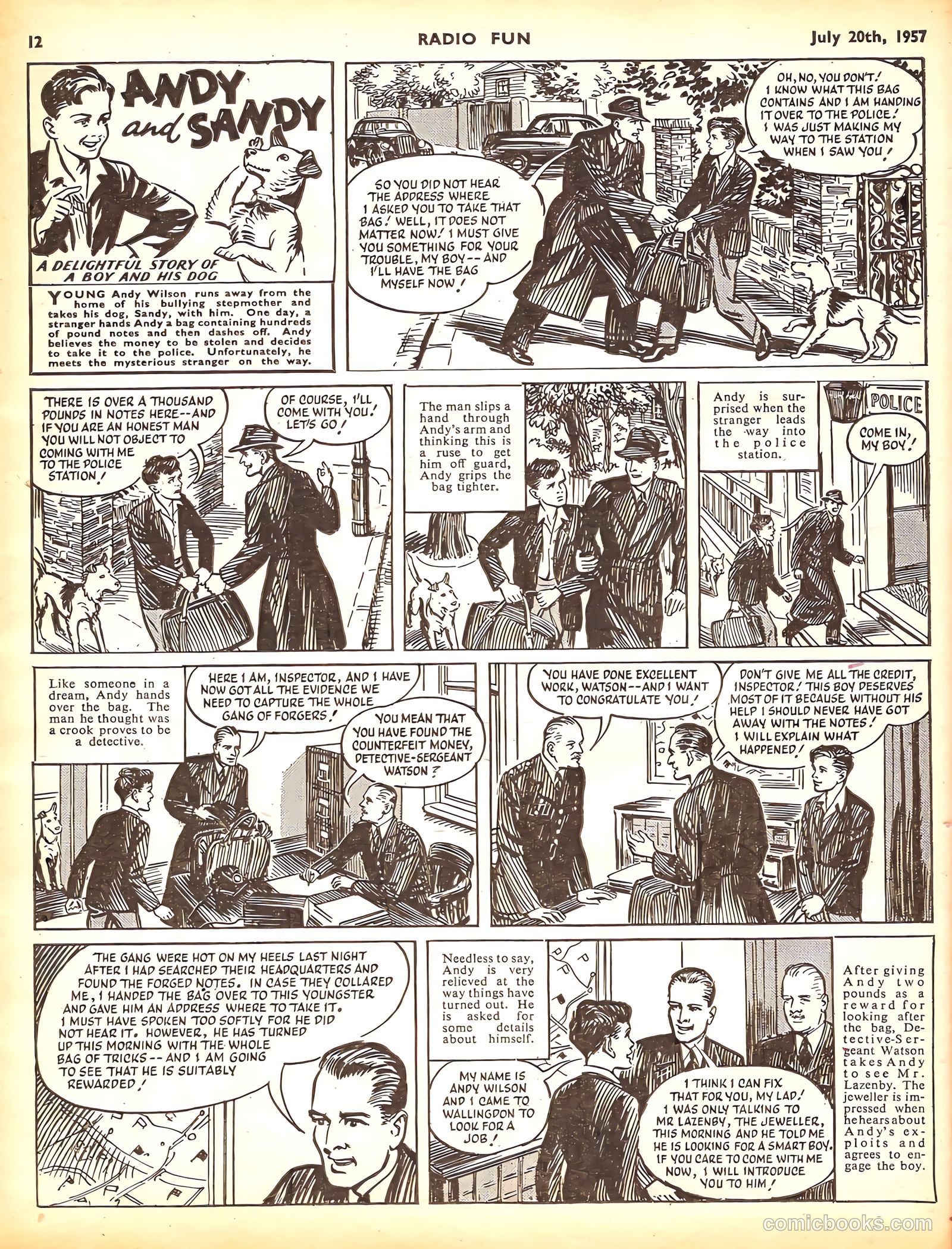 Radio Fun #980 (1957) — page 12 of 20