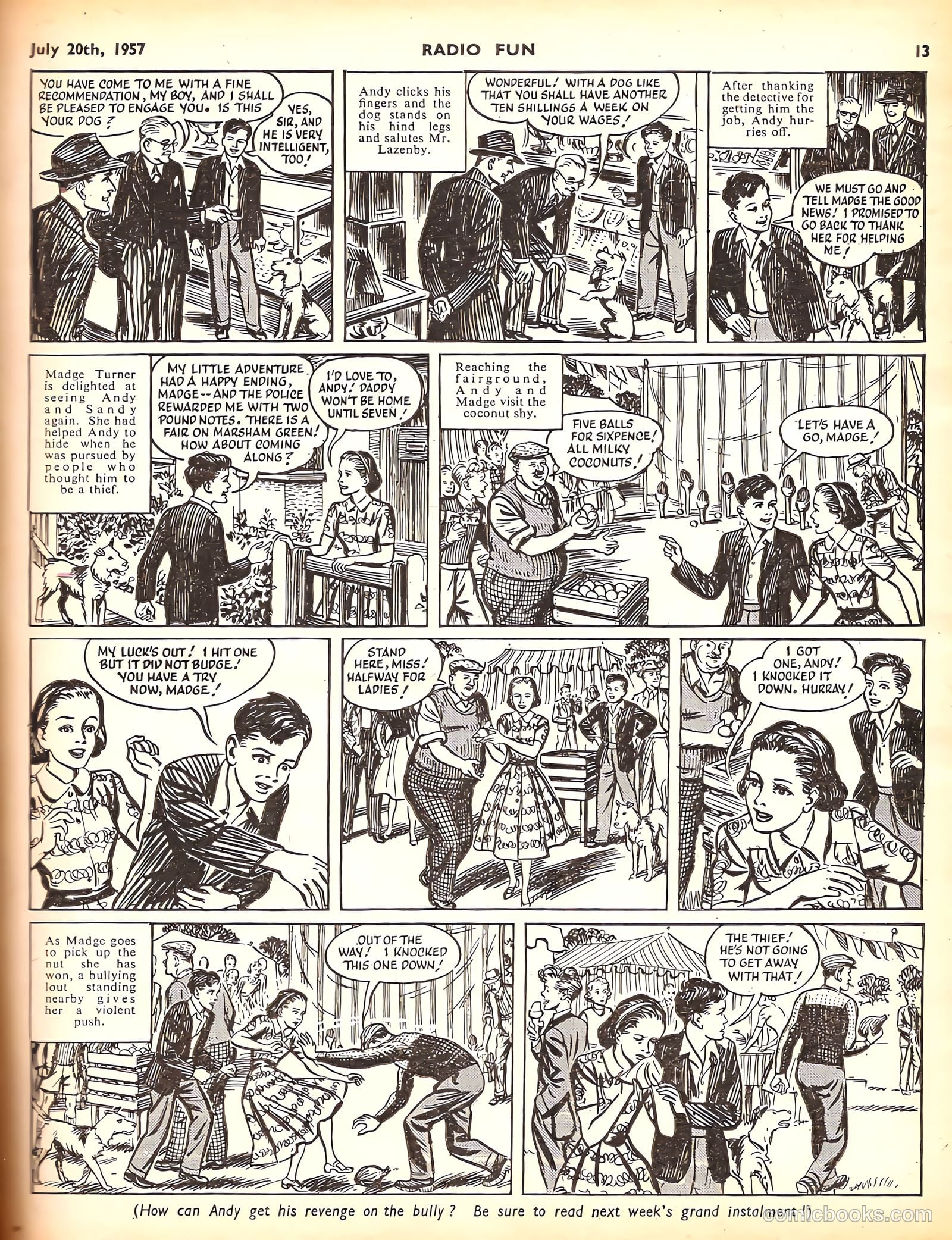 Radio Fun #980 (1957) — page 13 of 20