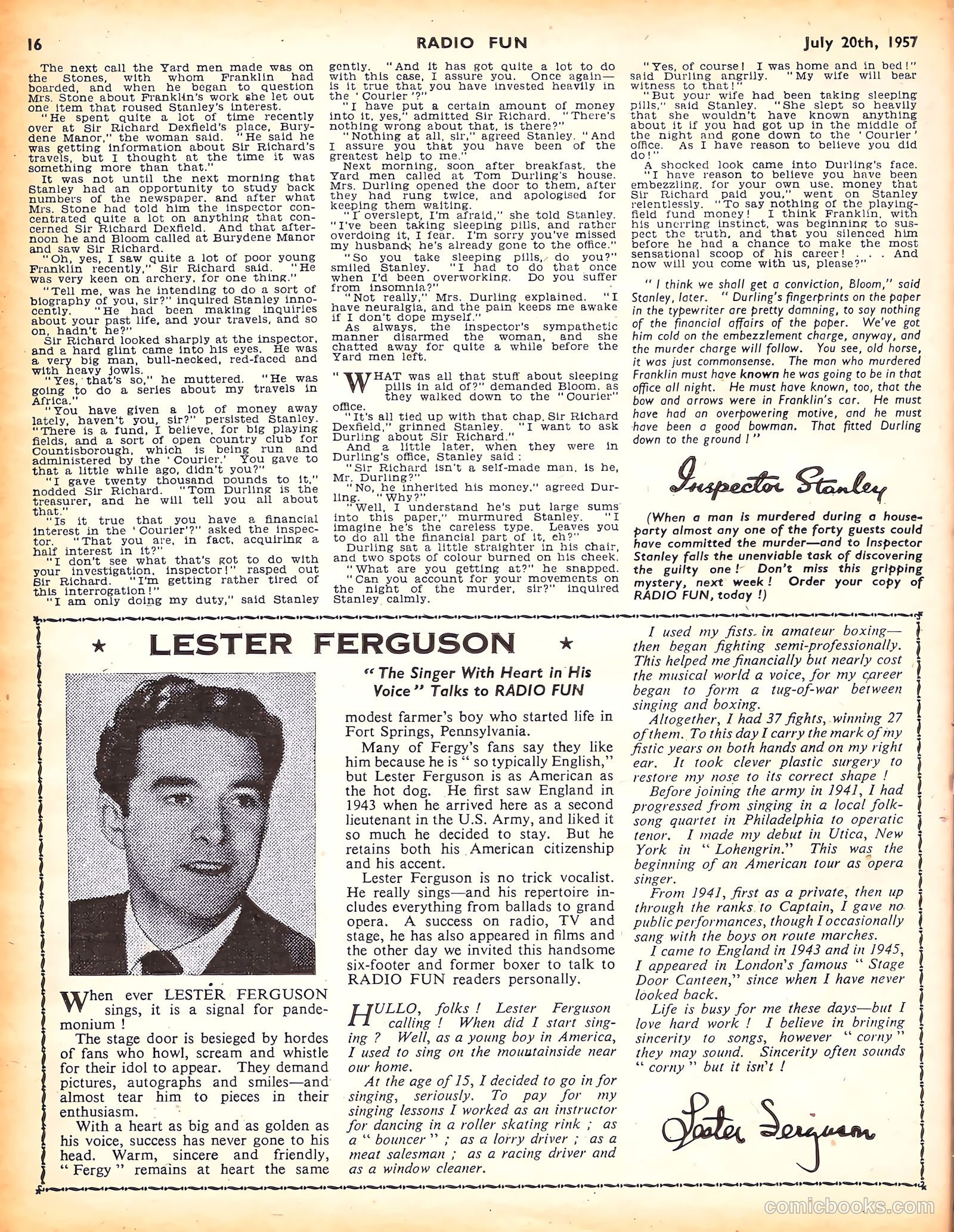 Radio Fun #980 (1957) — page 16 of 20