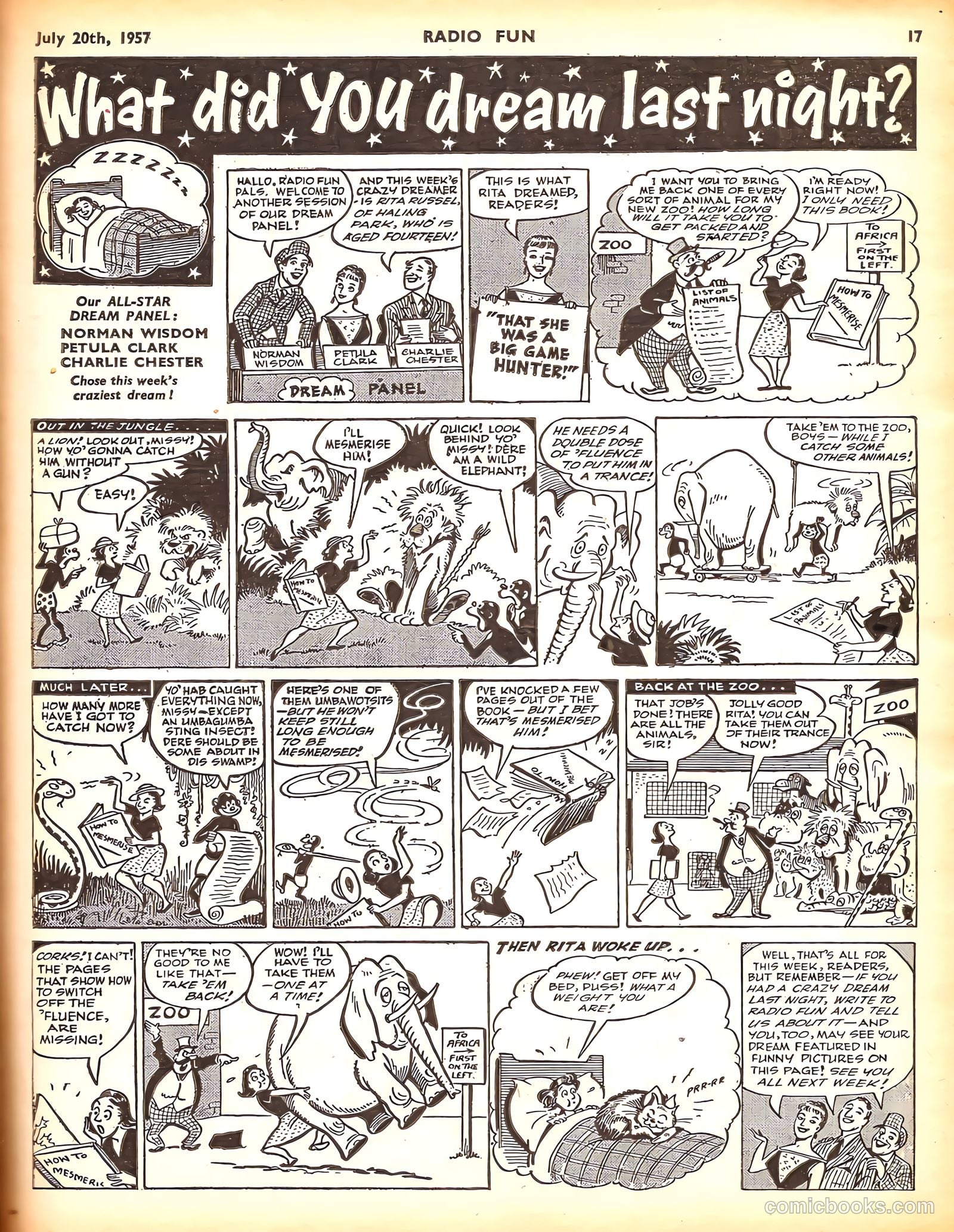 Radio Fun #980 (1957) — page 17 of 20