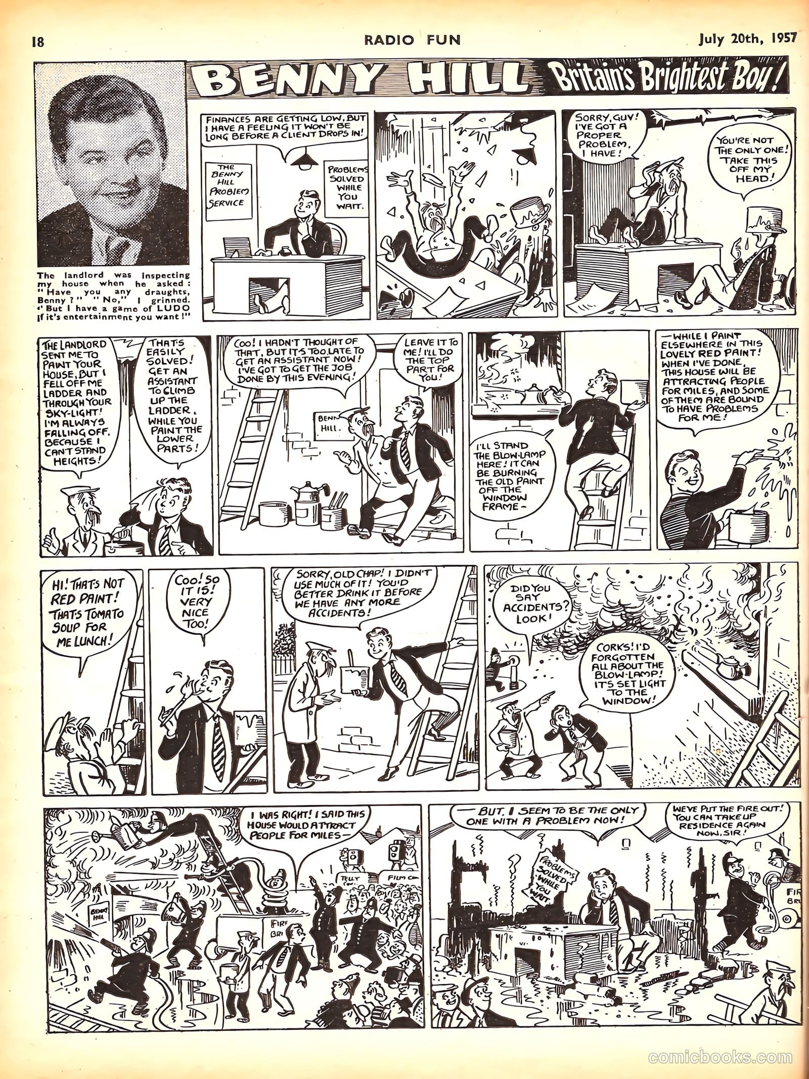 Radio Fun #980 (1957) — page 18 of 20