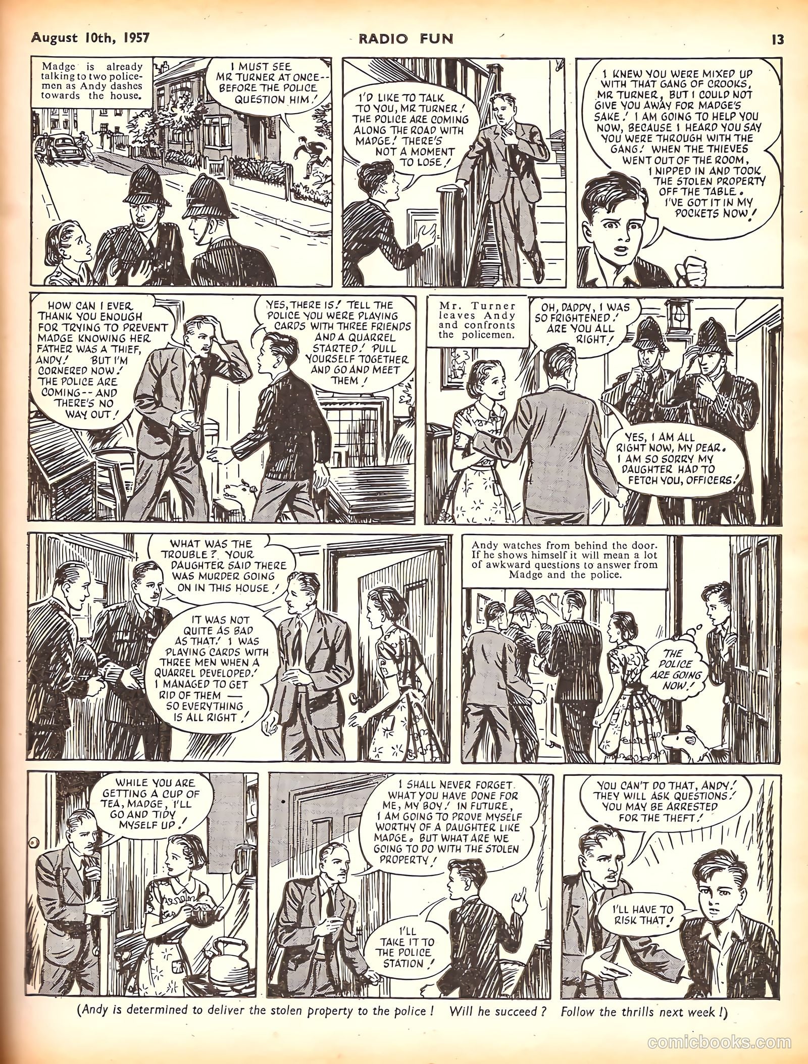 Radio Fun #983 (1957) — page 13 of 20