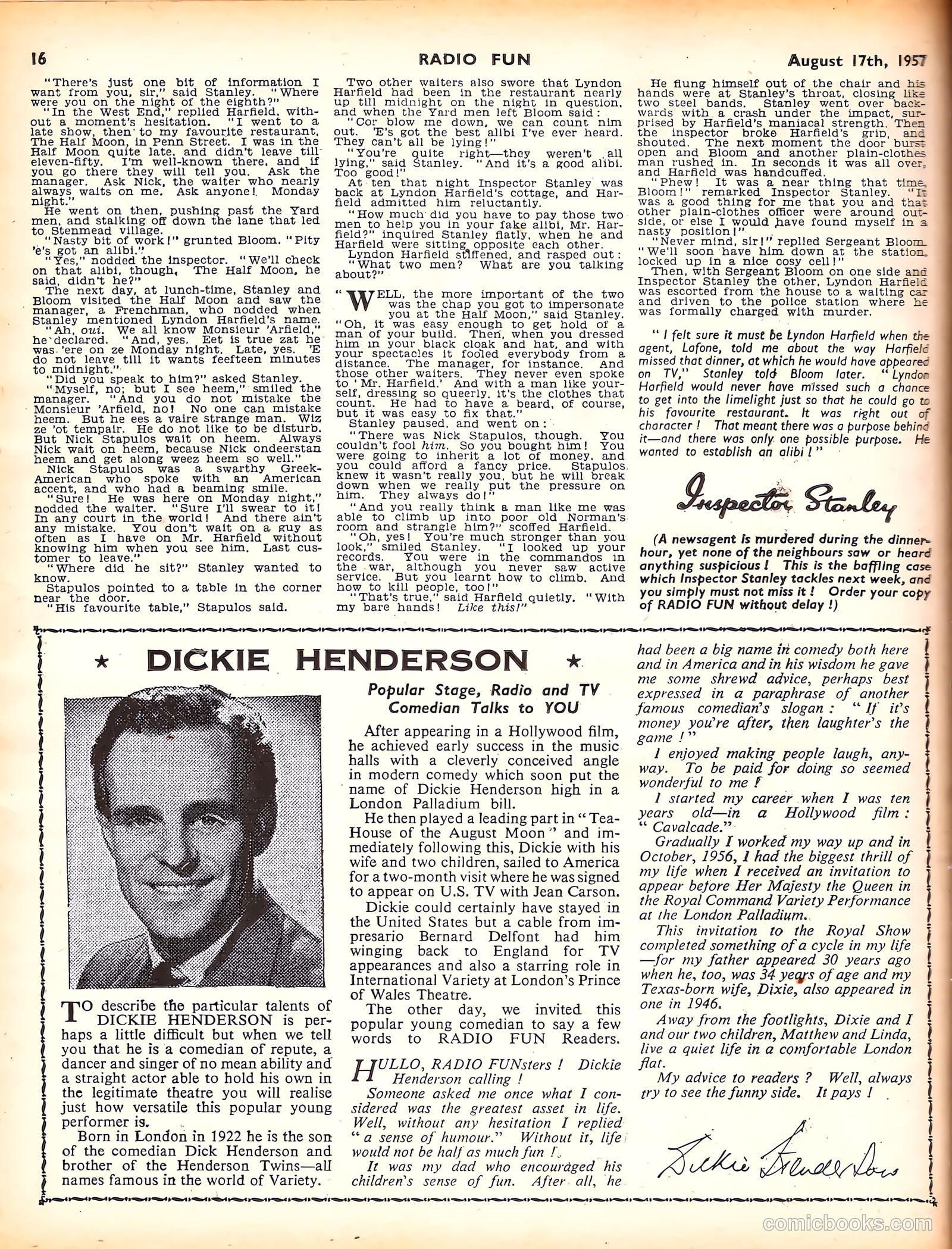 Radio Fun #984 (1957) — page 16 of 20