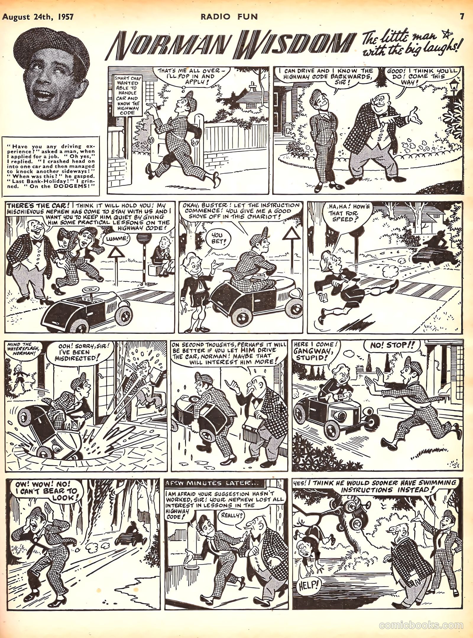 Radio Fun #985 (1957) — page 7 of 20