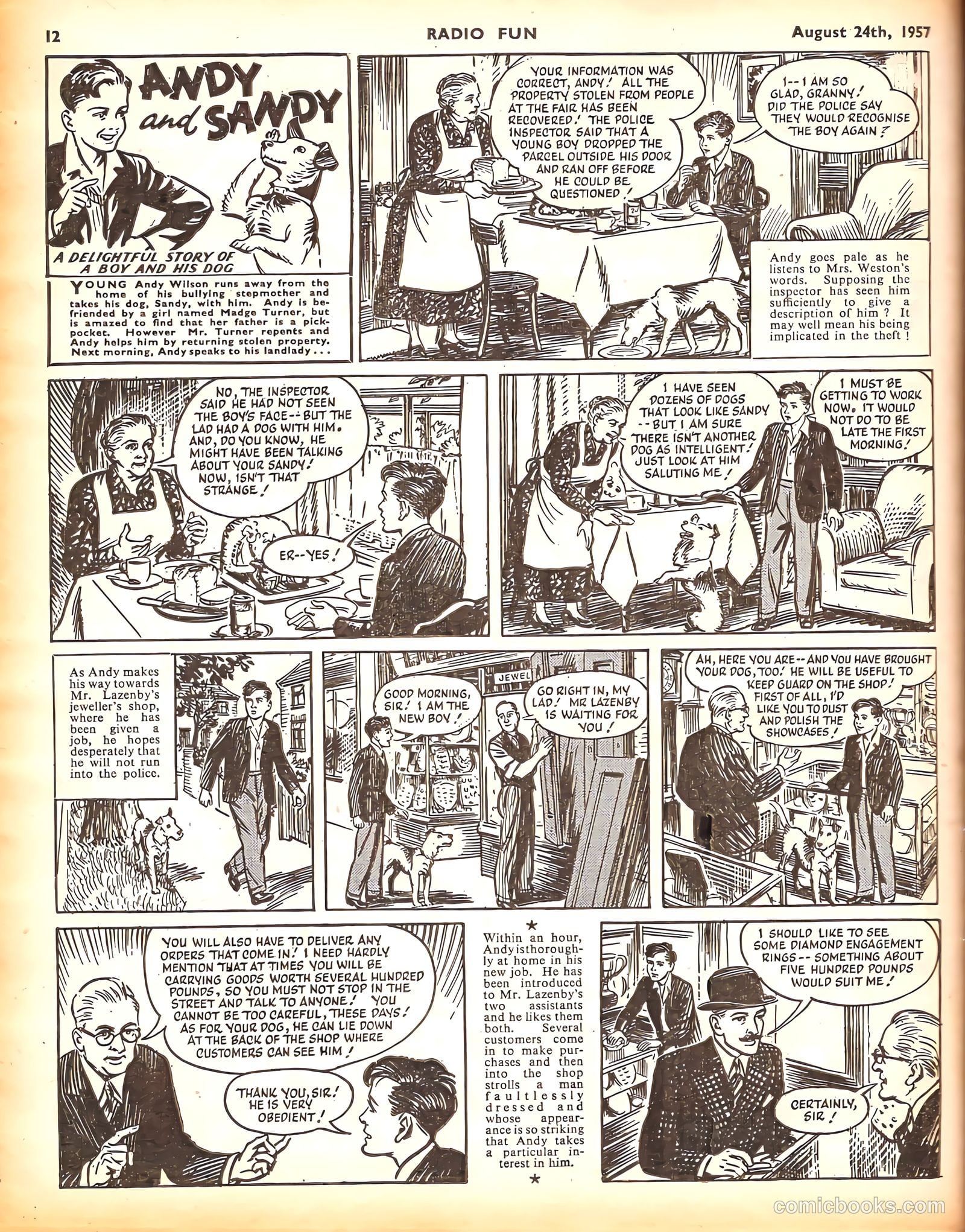 Radio Fun #985 (1957) — page 12 of 20