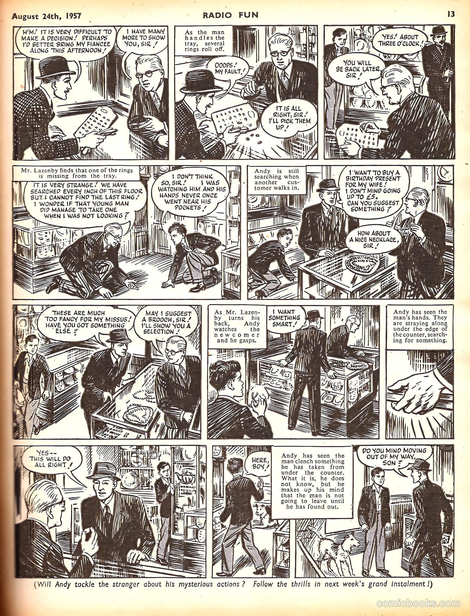 Radio Fun #985 (1957) — page 13 of 20