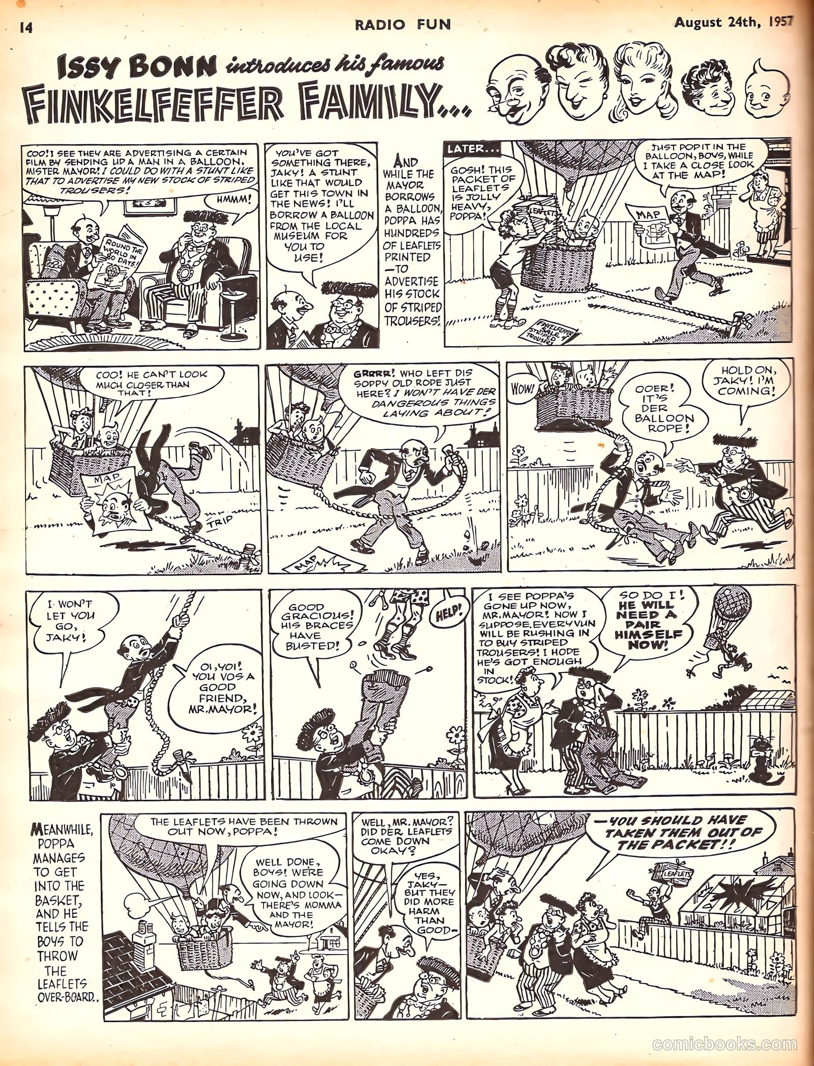 Radio Fun #985 (1957) — page 14 of 20