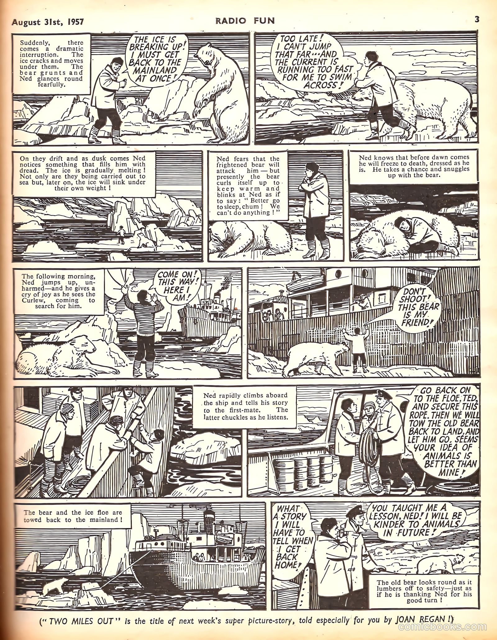 Radio Fun #986 (1957) — page 3 of 20