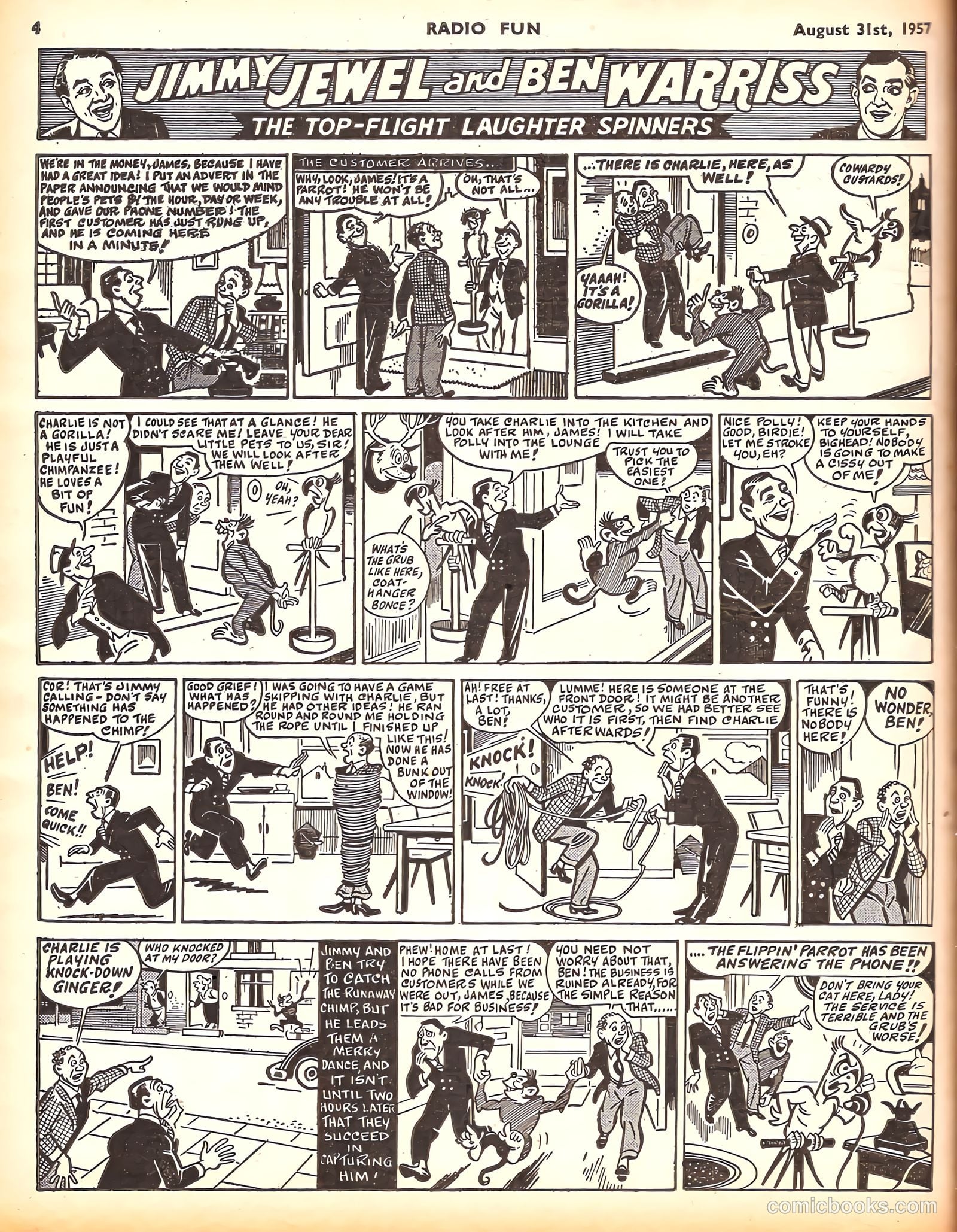 Radio Fun #986 (1957) — page 4 of 20
