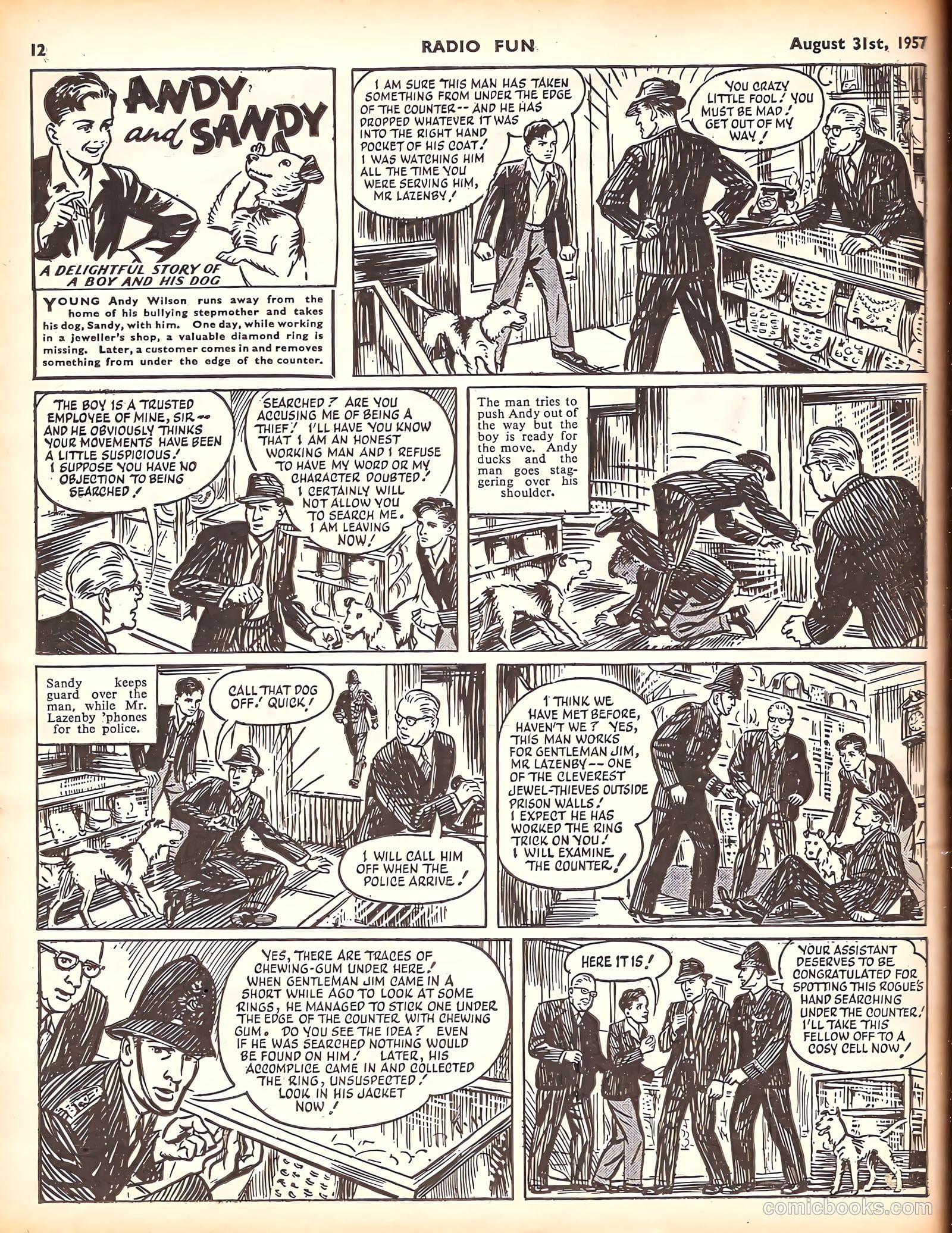 Radio Fun #986 (1957) — page 12 of 20