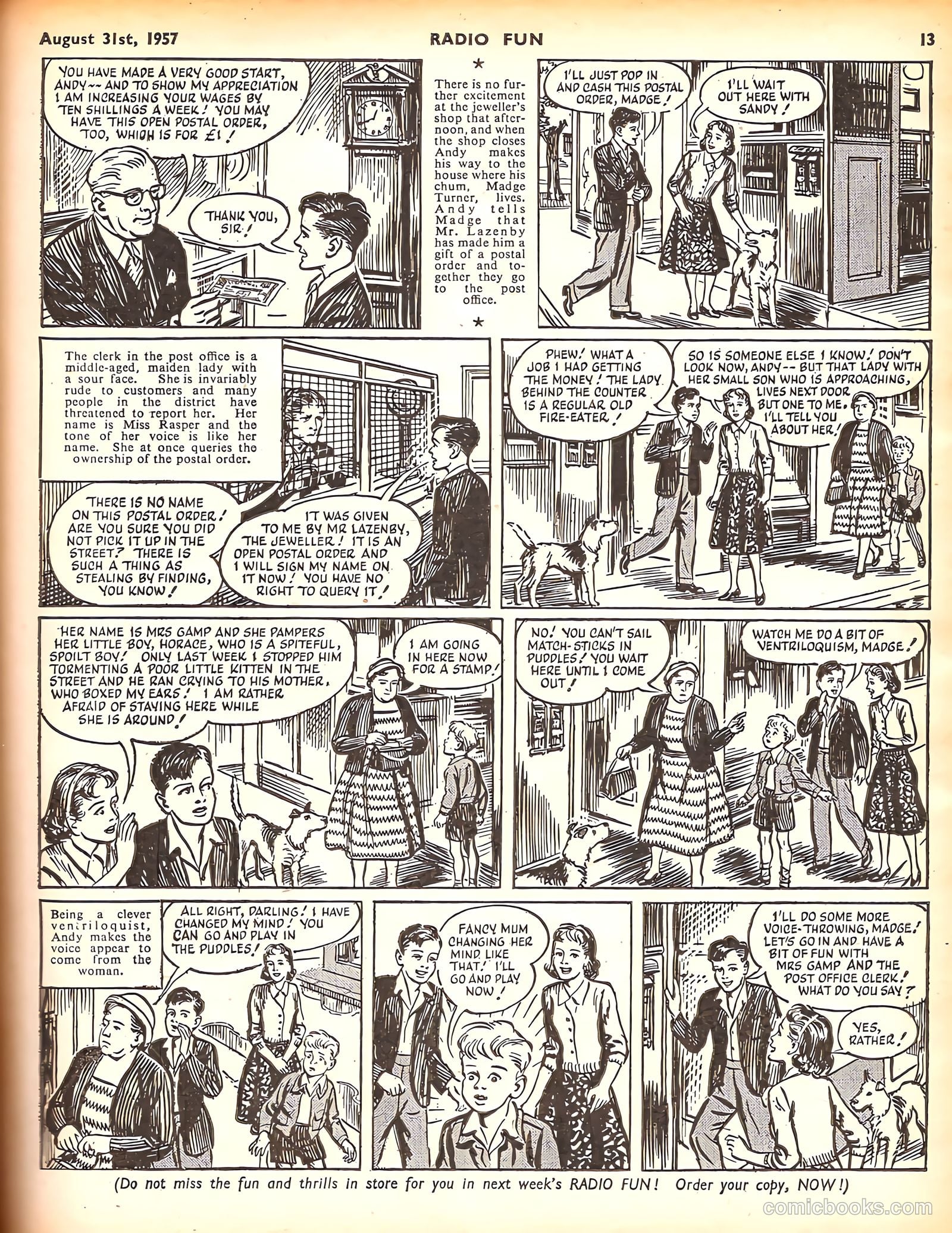 Radio Fun #986 (1957) — page 13 of 20