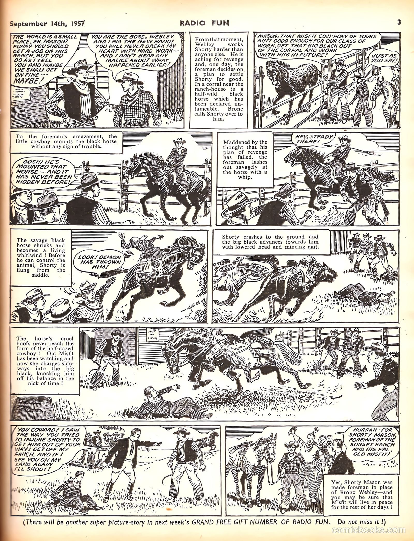 Radio Fun #988 (1957) — page 3 of 20