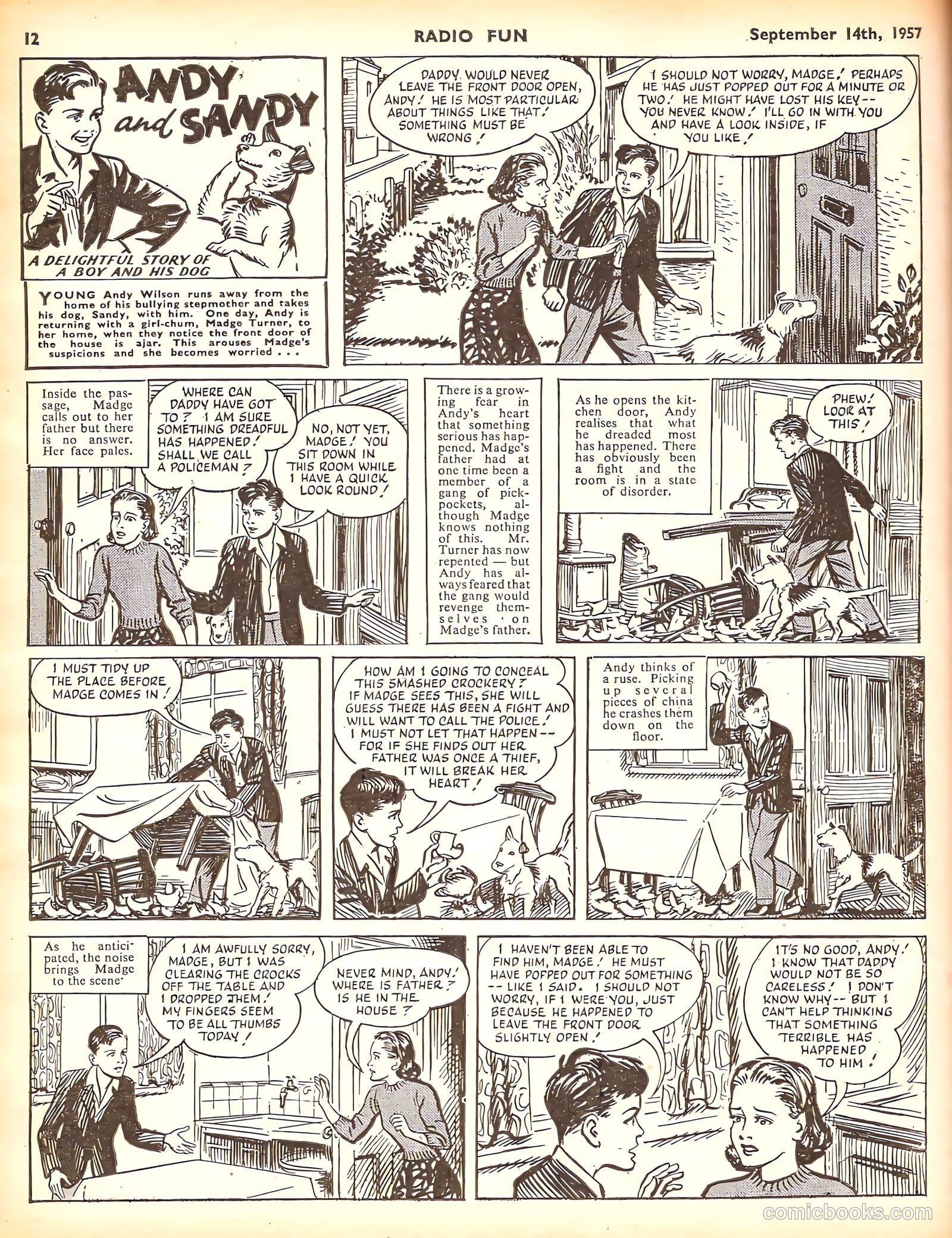 Radio Fun #988 (1957) — page 12 of 20