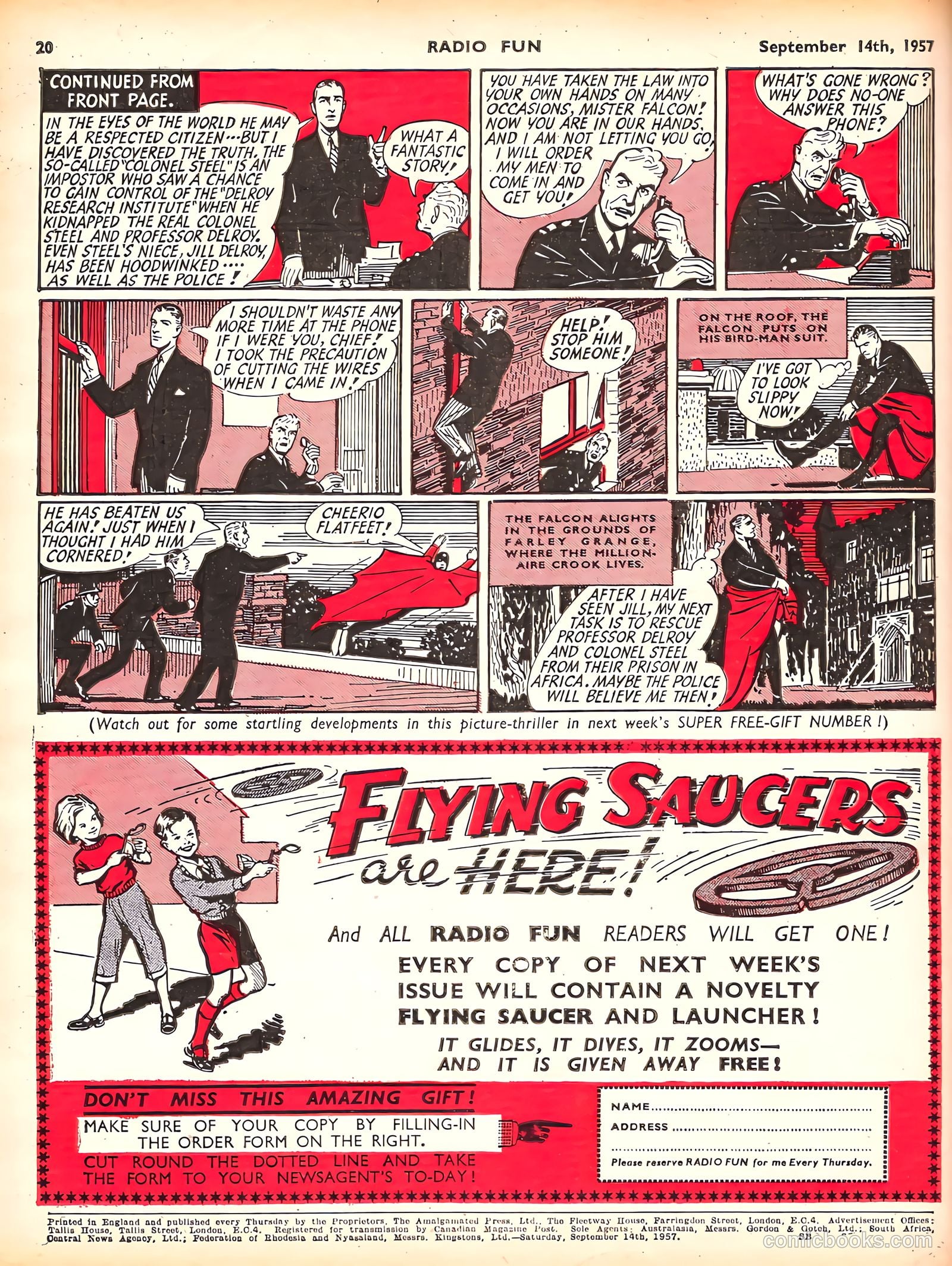 Radio Fun #988 (1957) — page 20 of 20