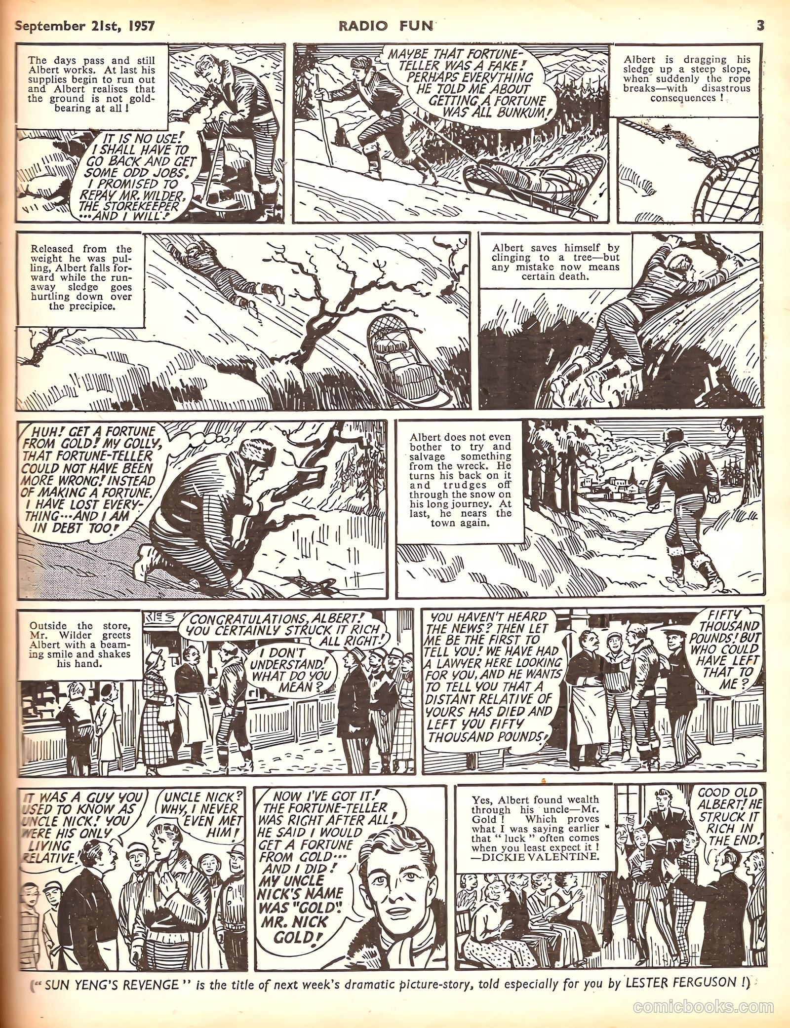 Radio Fun #989 (1957) — page 3 of 20