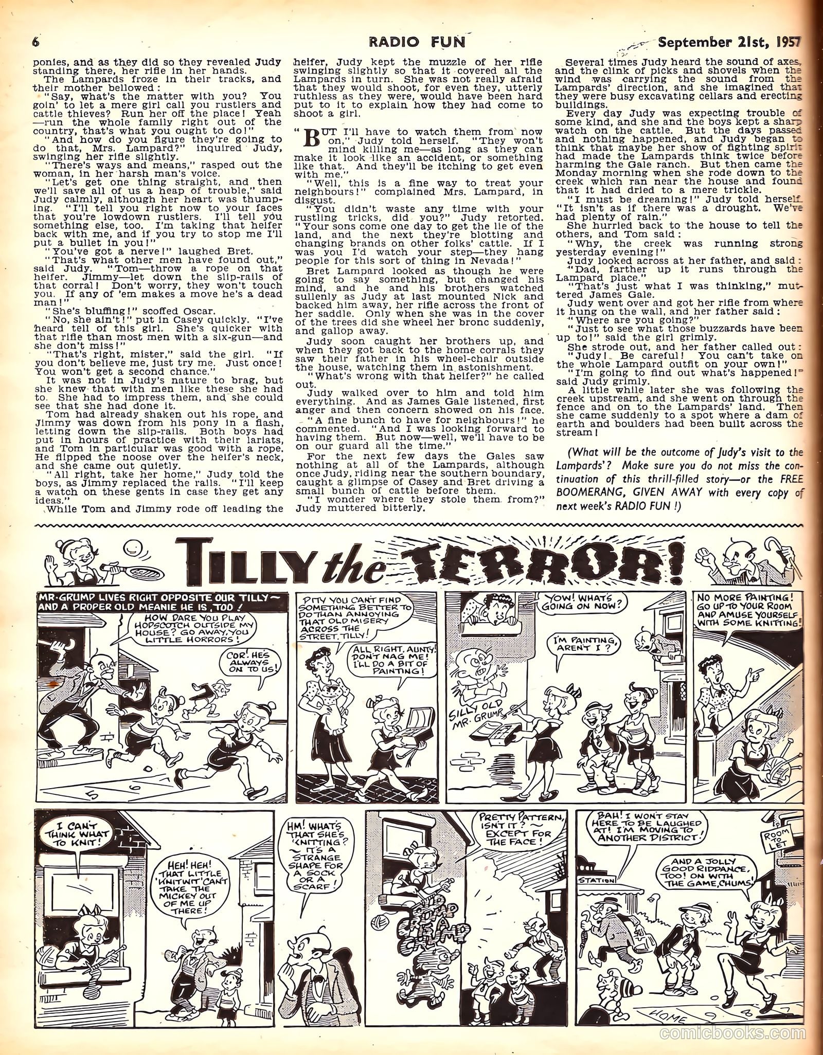Radio Fun #989 (1957) — page 6 of 20