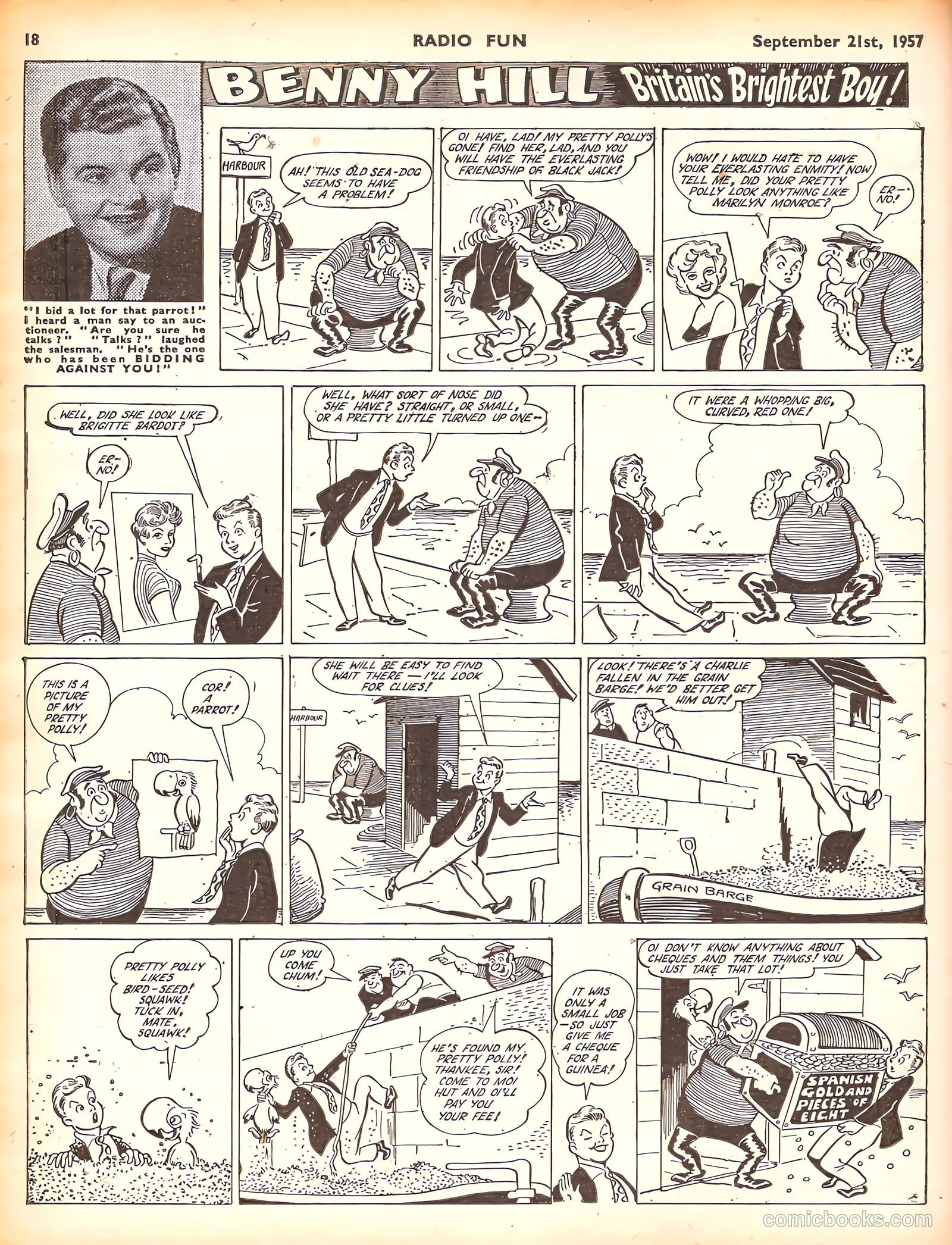 Radio Fun #989 (1957) — page 18 of 20