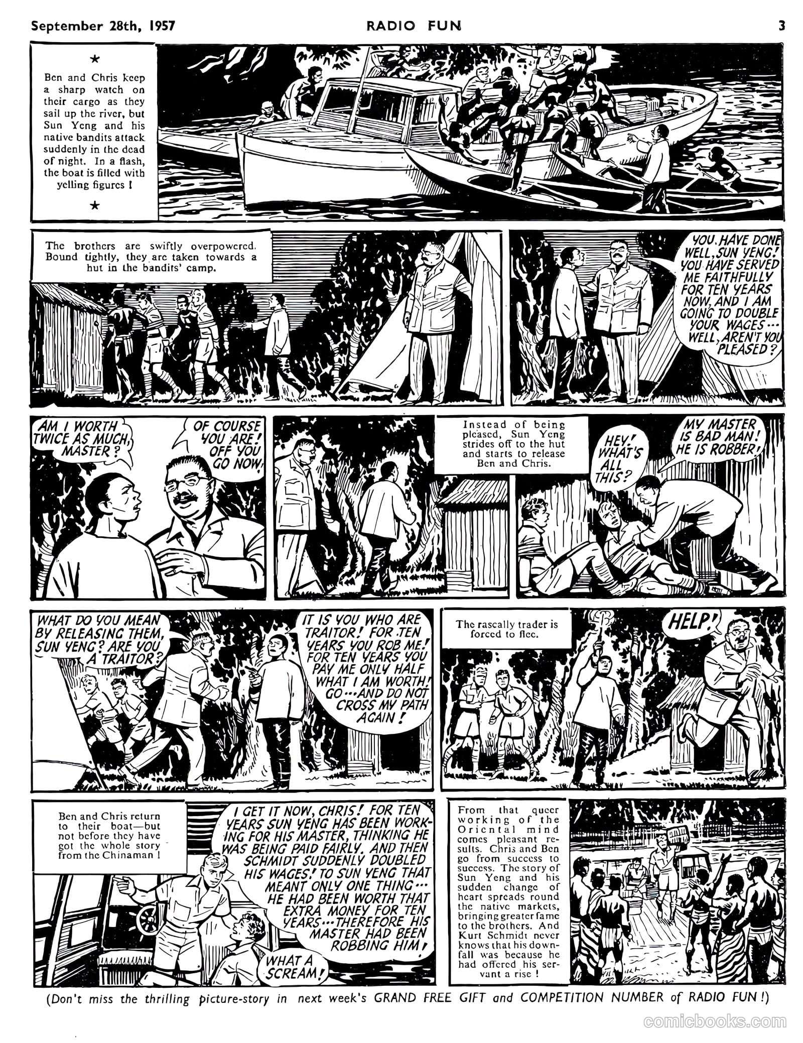 Radio Fun #990 (1957) — page 3 of 20