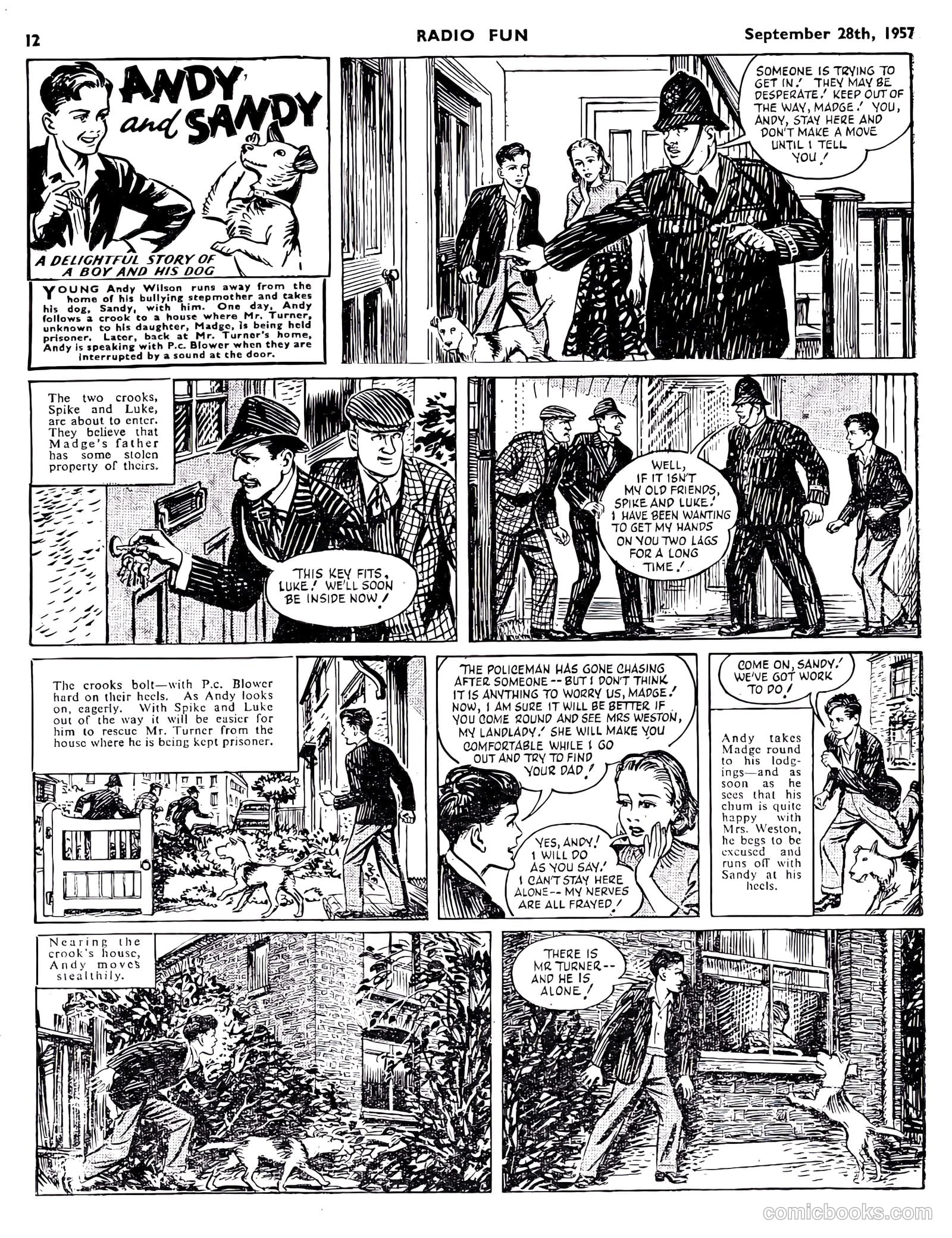Radio Fun #990 (1957) — page 12 of 20