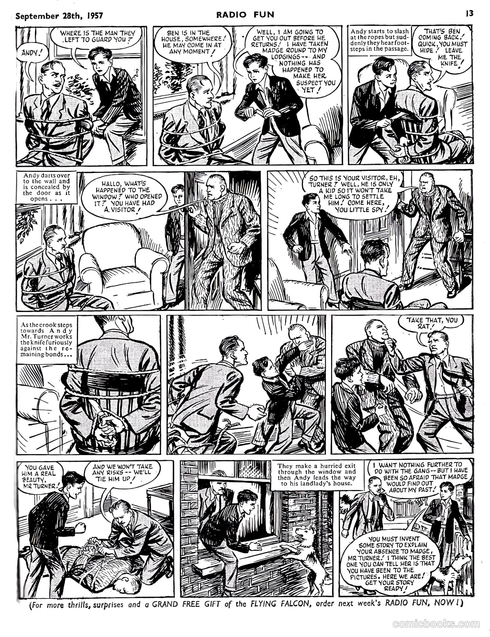 Radio Fun #990 (1957) — page 13 of 20