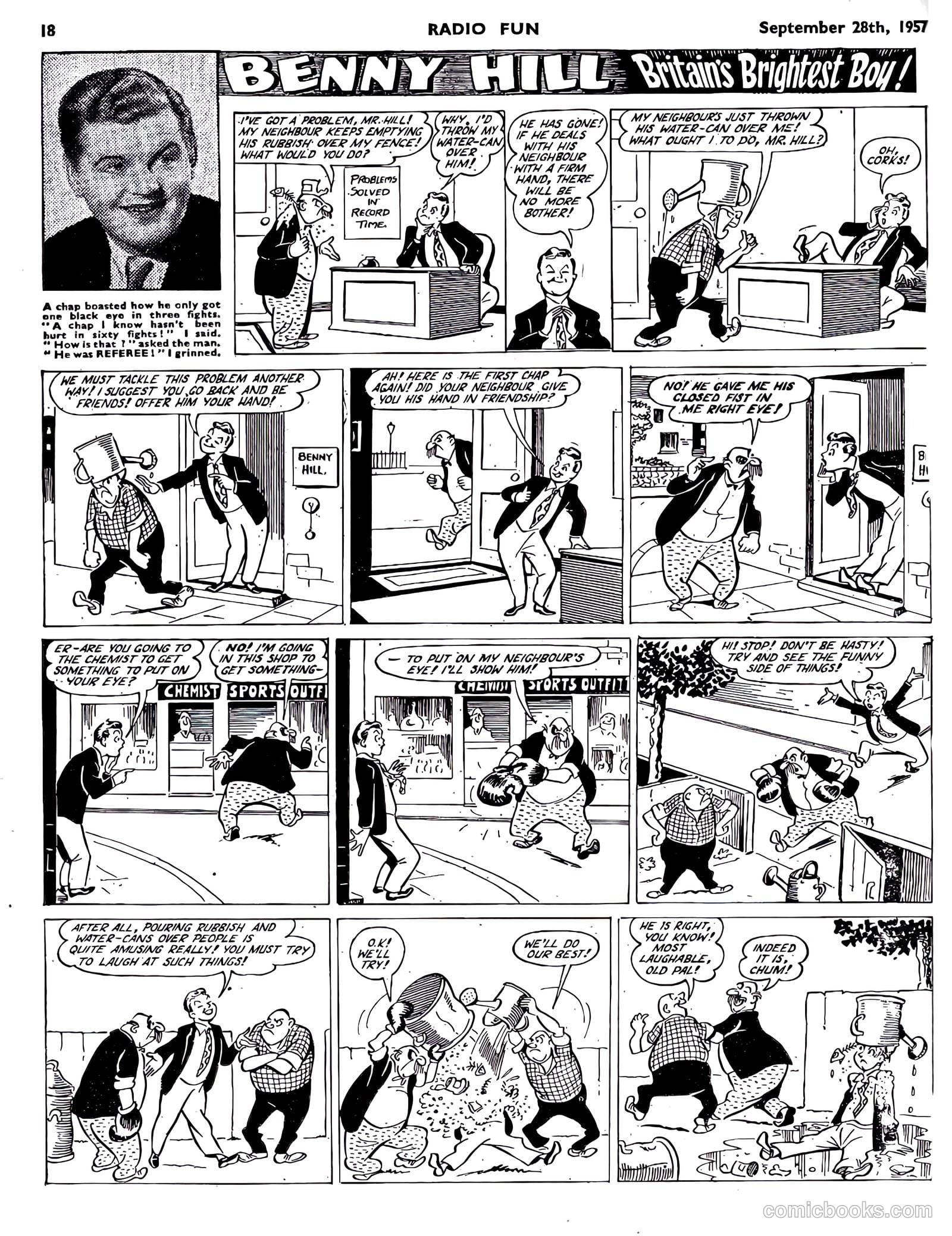 Radio Fun #990 (1957) — page 18 of 20