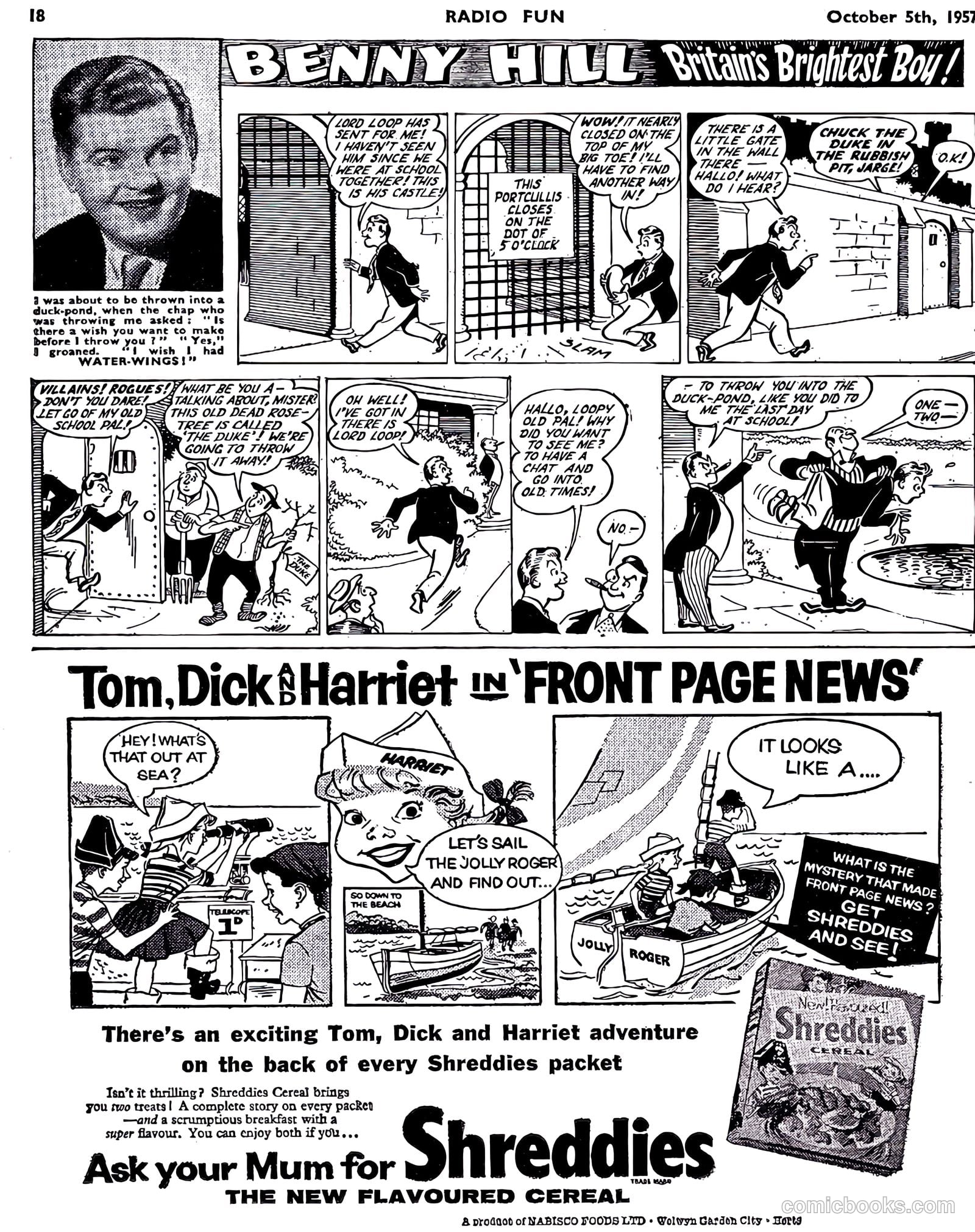 Radio Fun #991 (1957) — page 17 of 19