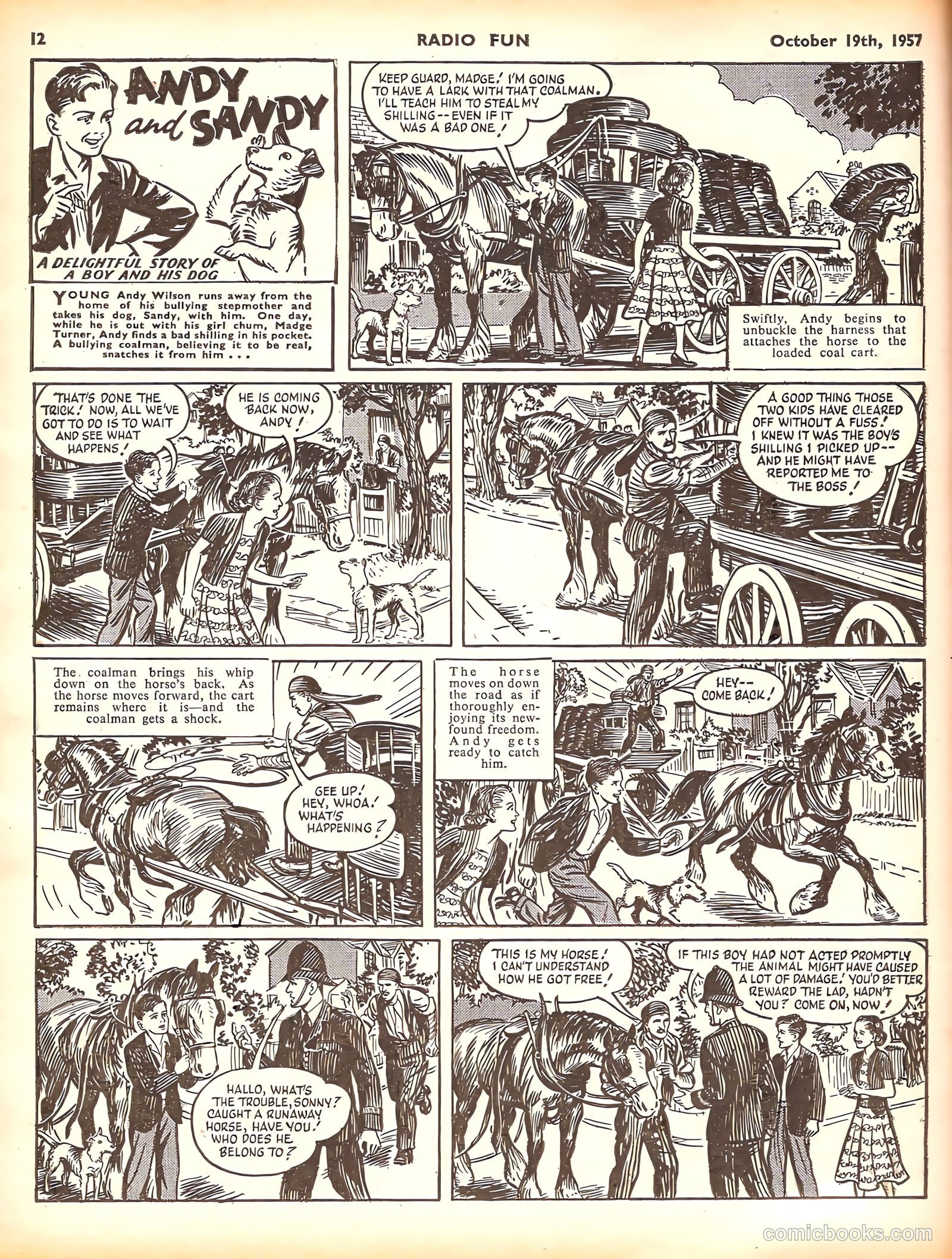 Radio Fun #993 (1957) — page 12 of 20