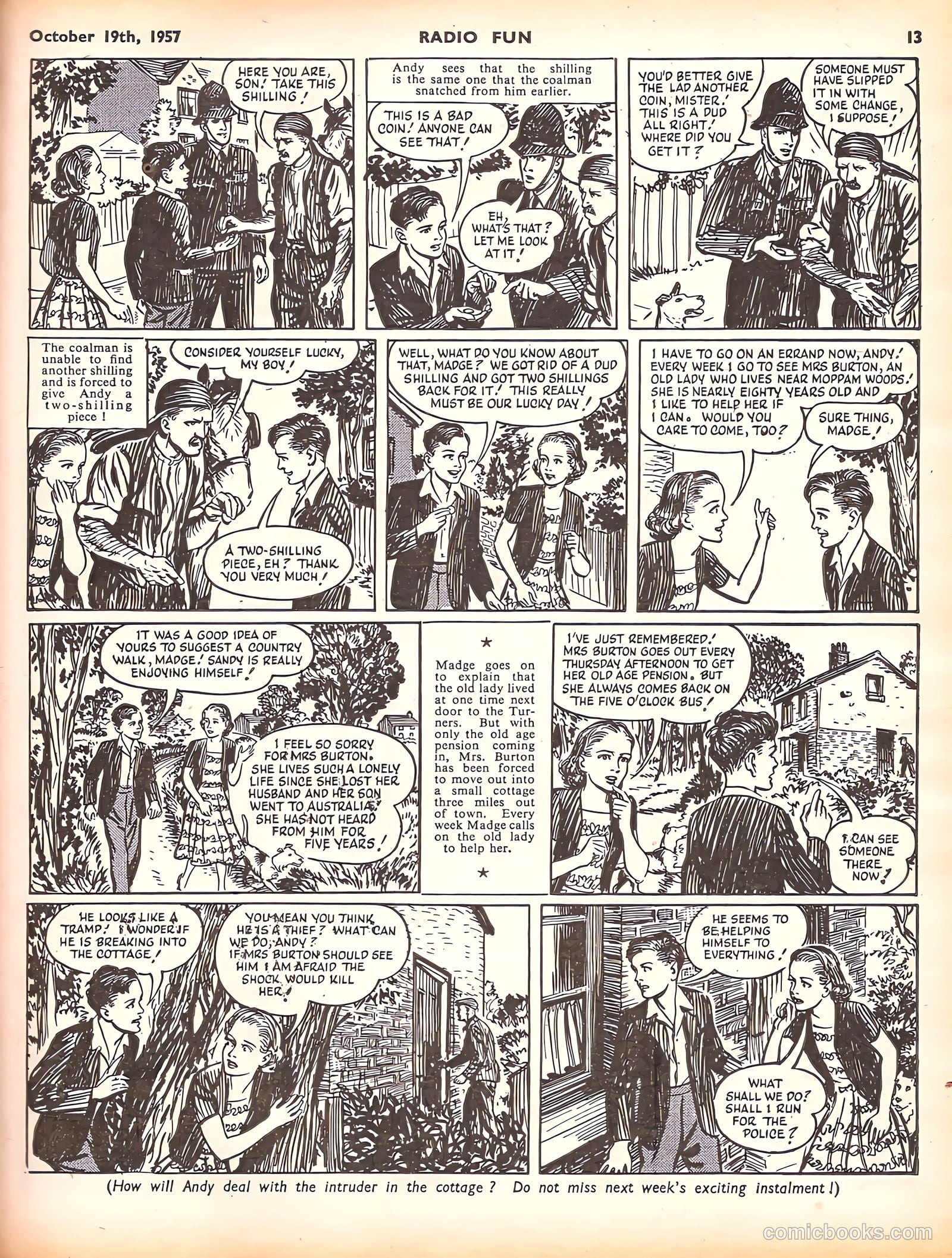 Radio Fun #993 (1957) — page 13 of 20