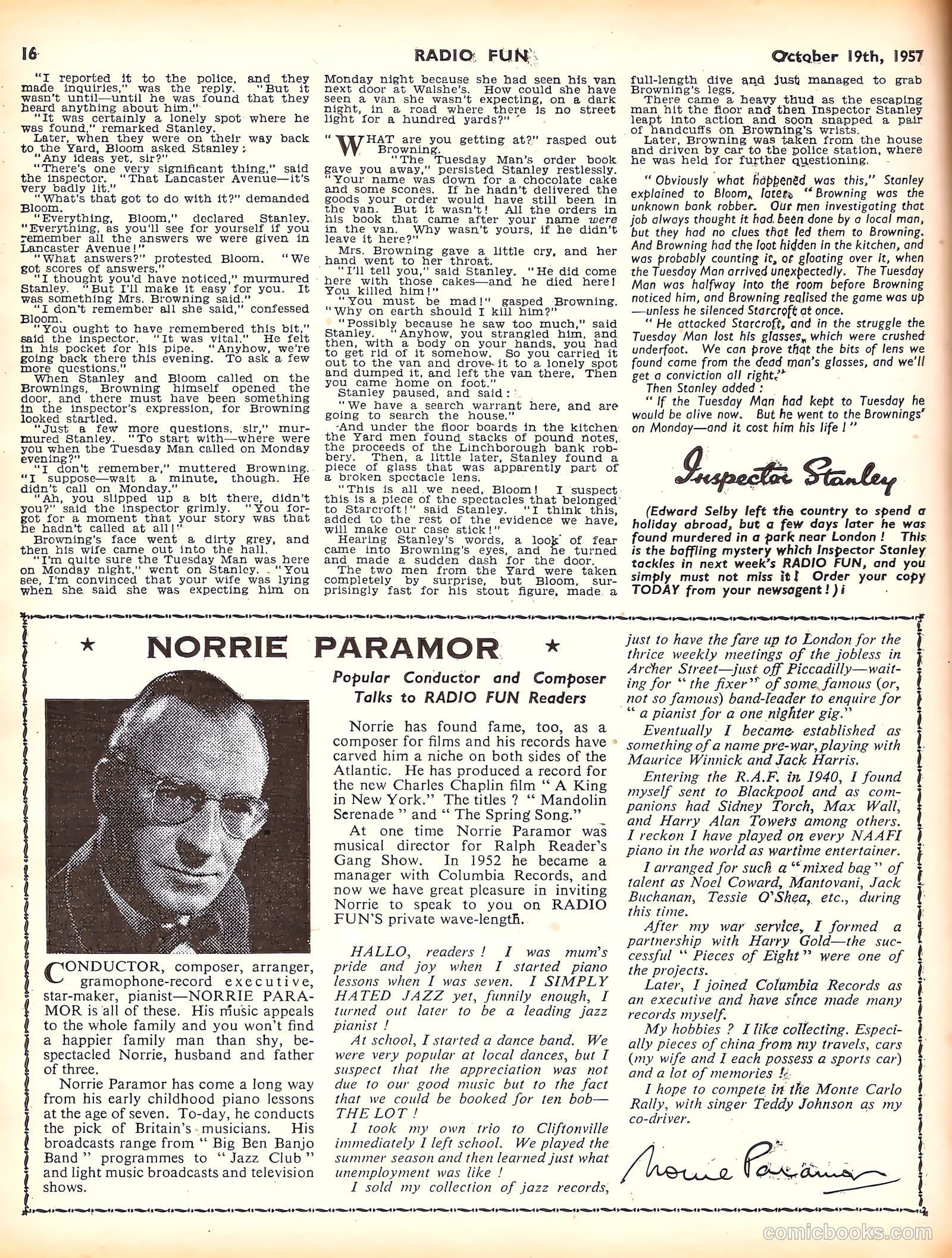 Radio Fun #993 (1957) — page 16 of 20