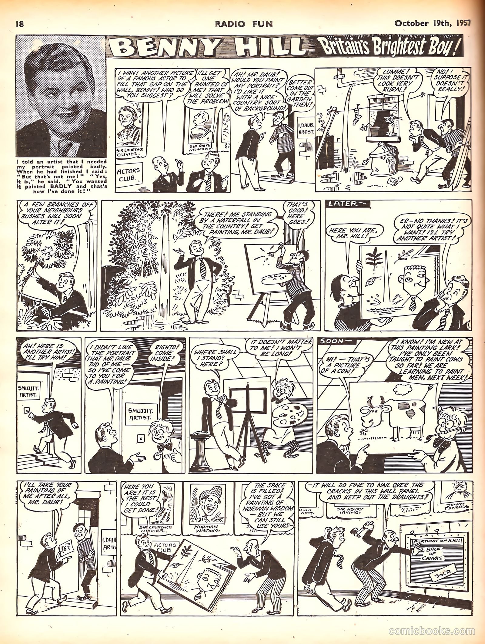 Radio Fun #993 (1957) — page 18 of 20
