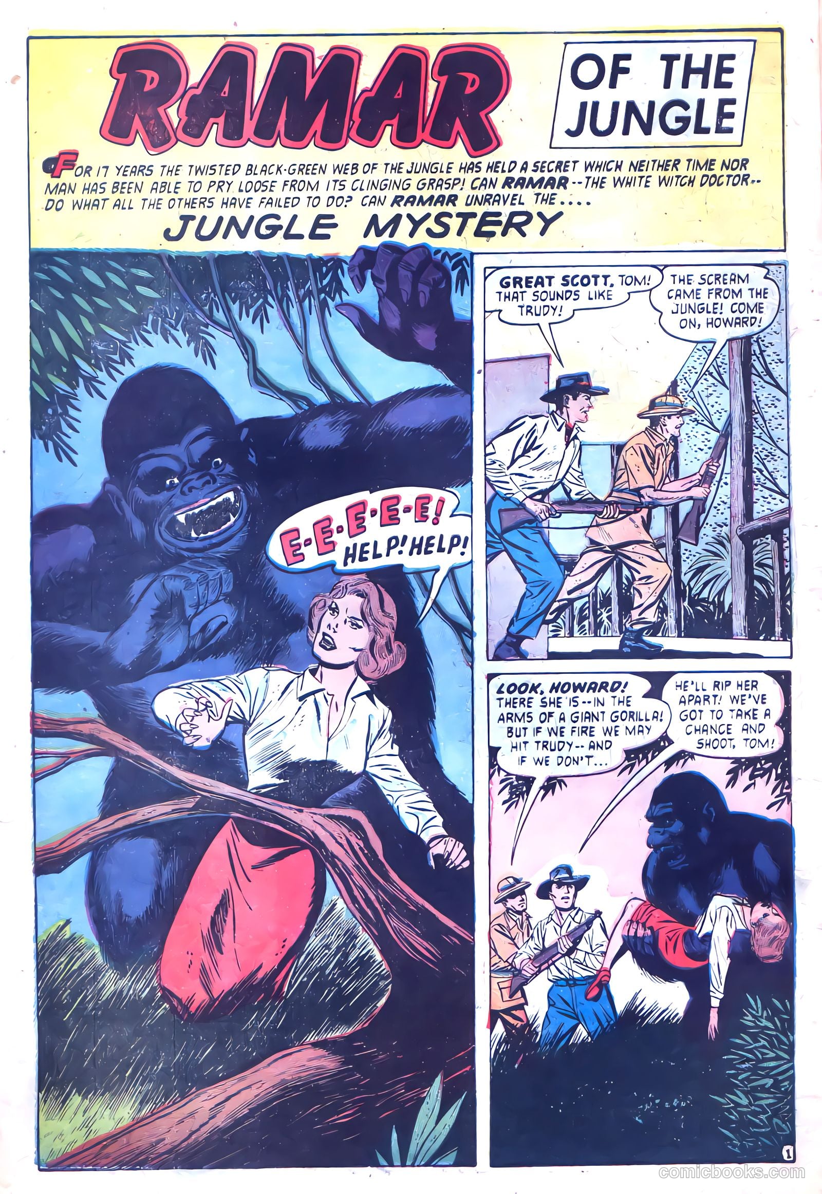 Ramar of the Jungle #1 (1954) — page 4 of 36