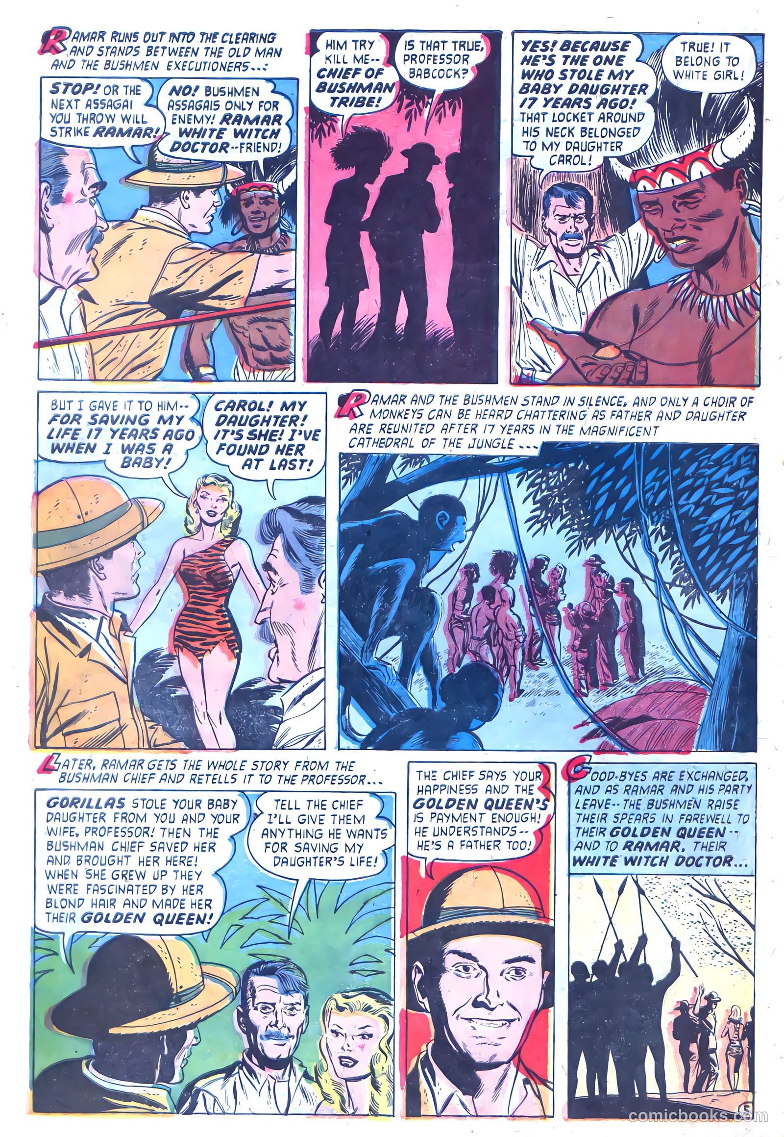 Ramar of the Jungle #1 (1954) — page 8 of 36