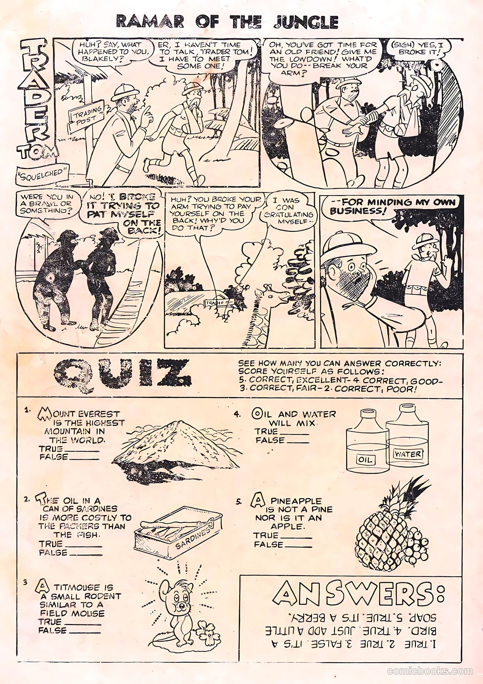 Ramar of the Jungle #3 (1956) — page 36 of 36