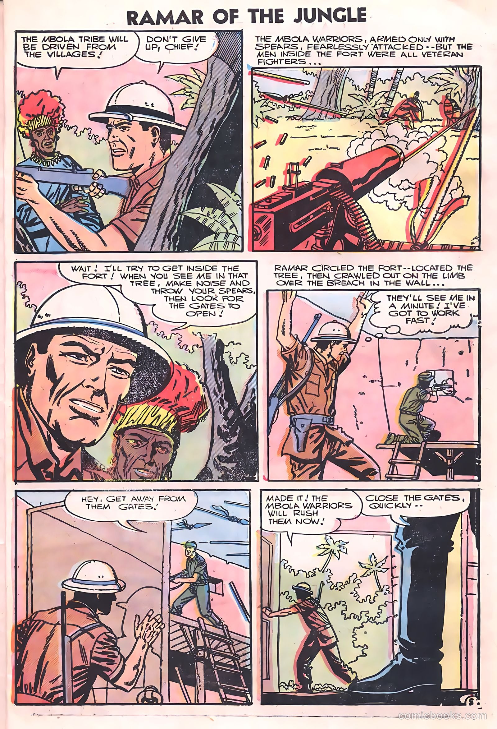 Ramar of the Jungle #4 (1956) — page 7 of 36