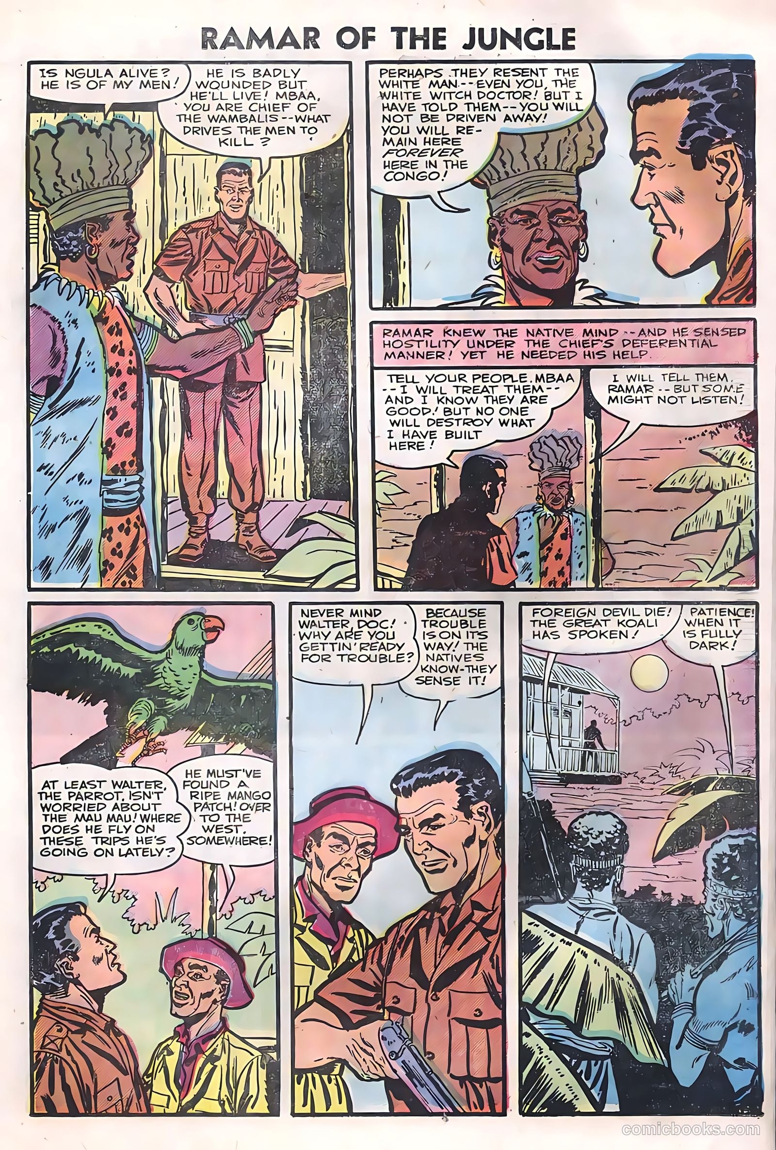 Ramar of the Jungle #4 (1956) — page 19 of 36