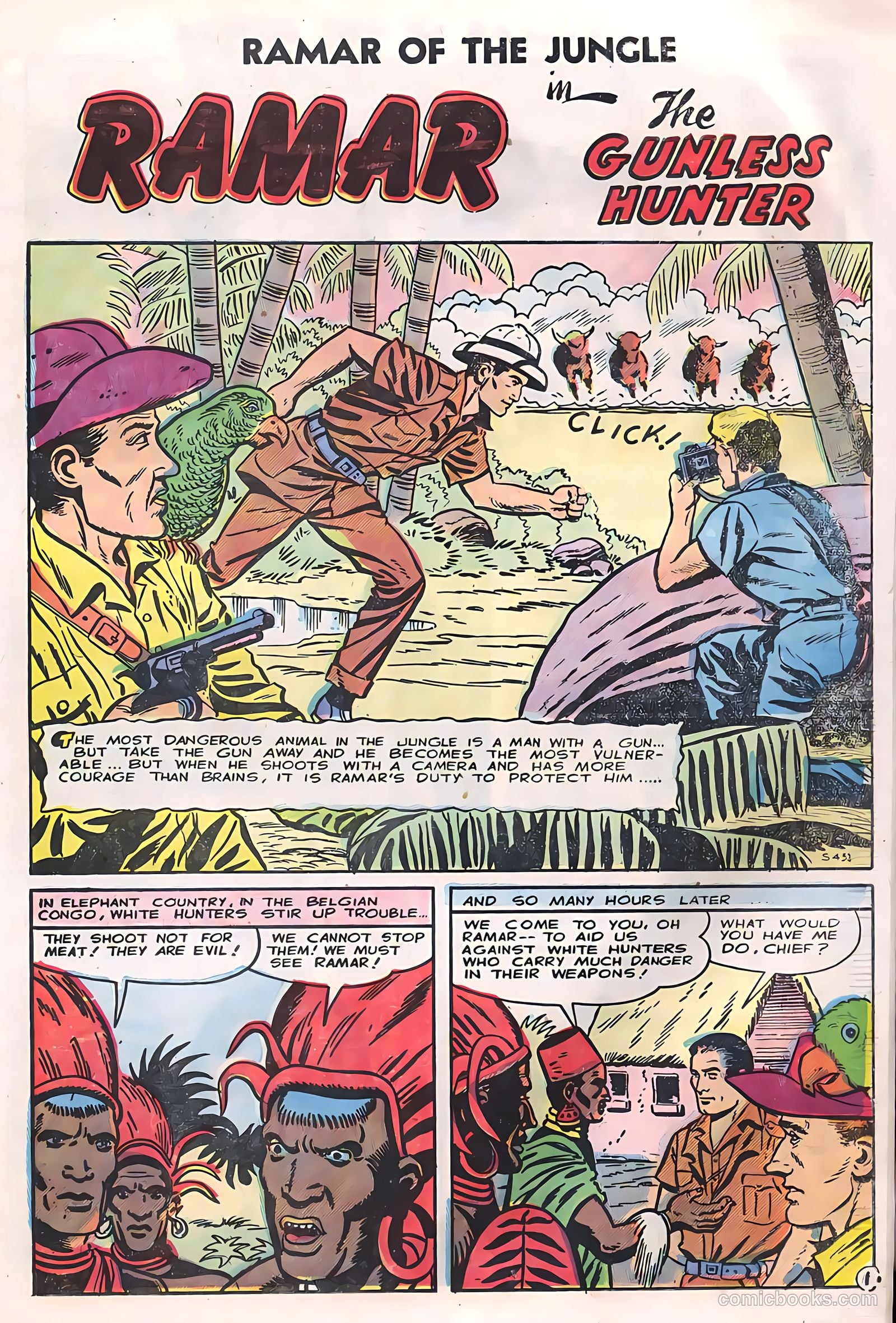 Ramar of the Jungle #4 (1956) — page 23 of 36