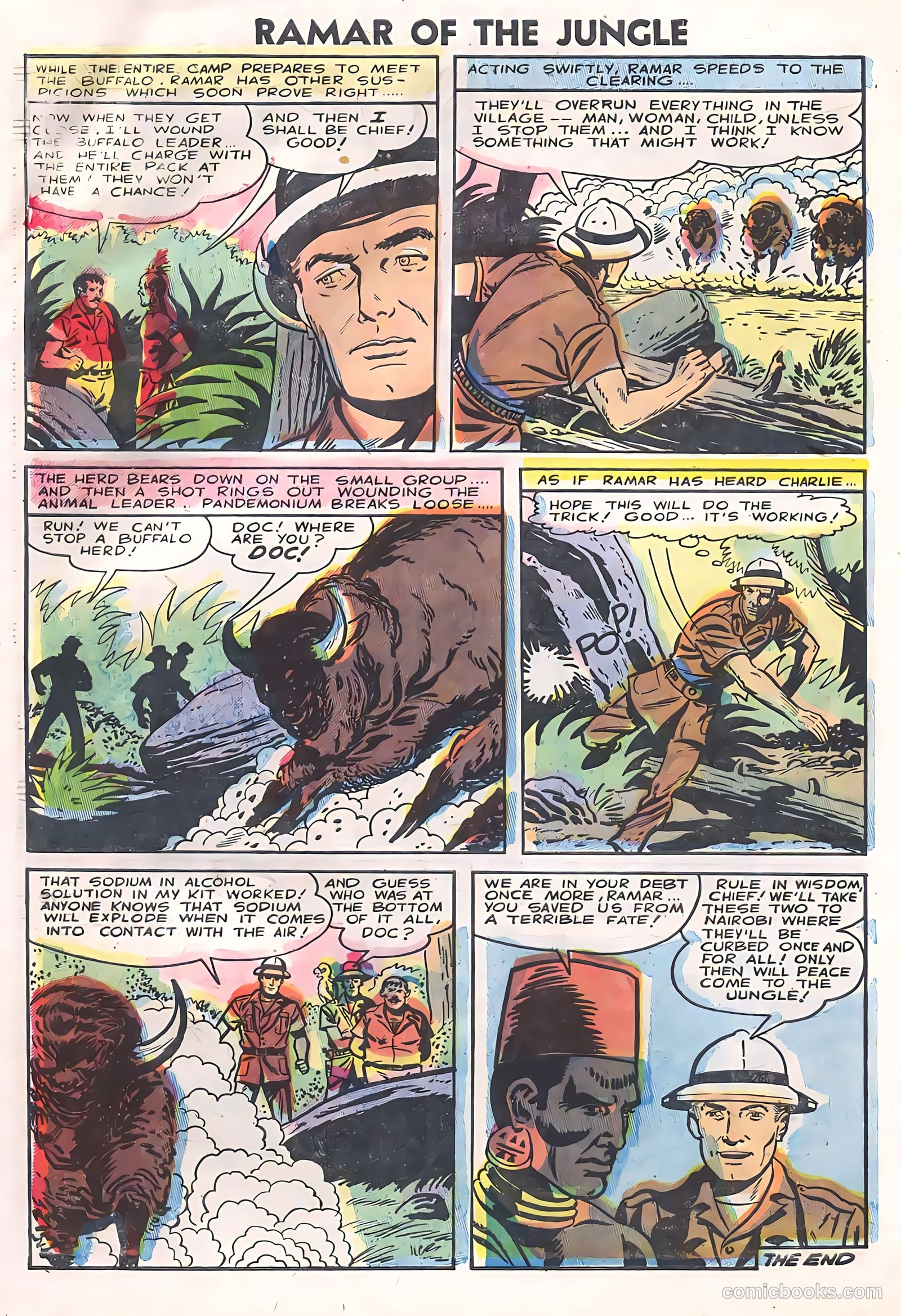 Ramar of the Jungle #4 (1956) — page 28 of 36