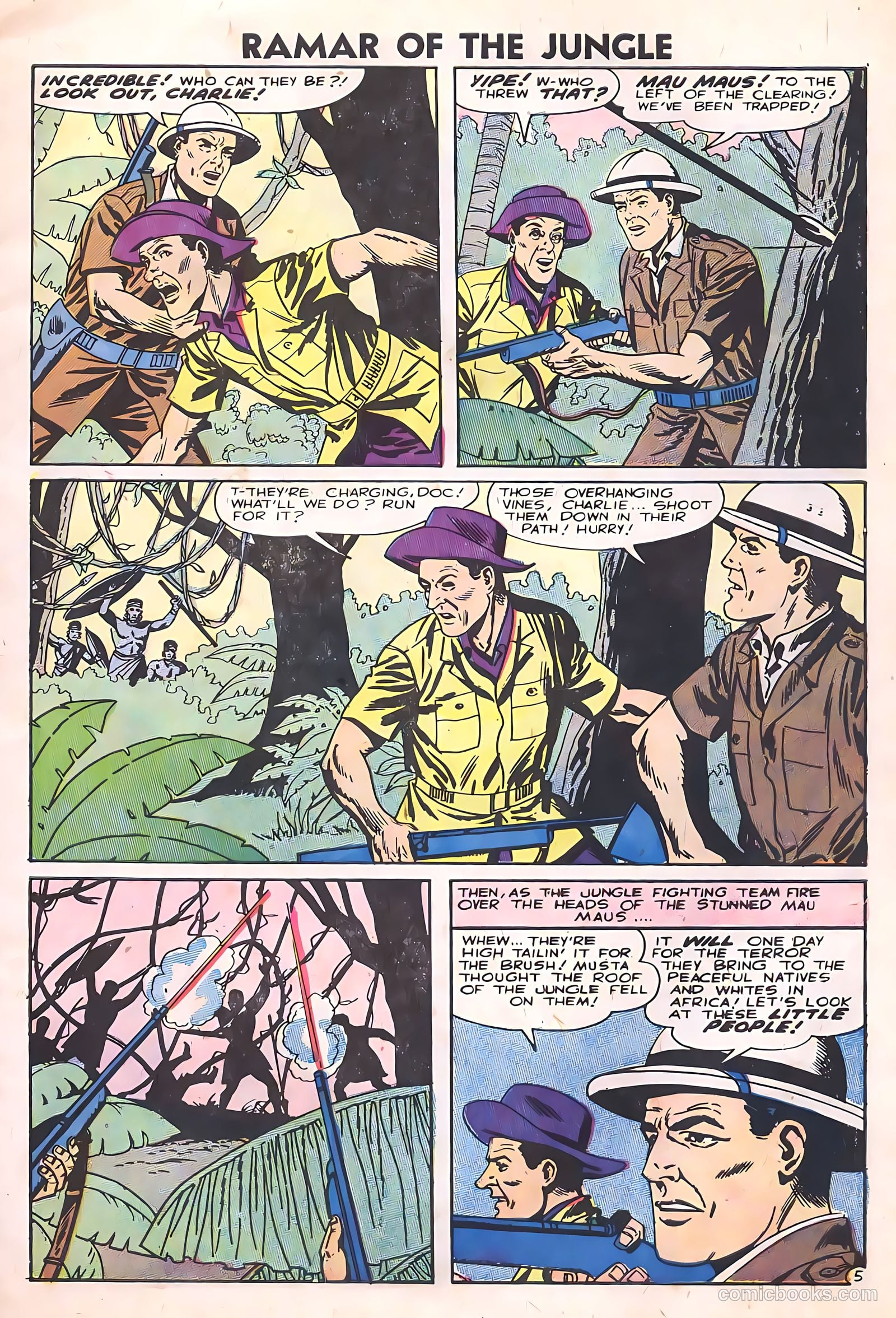 Ramar of the Jungle #5 (1956) — page 7 of 36