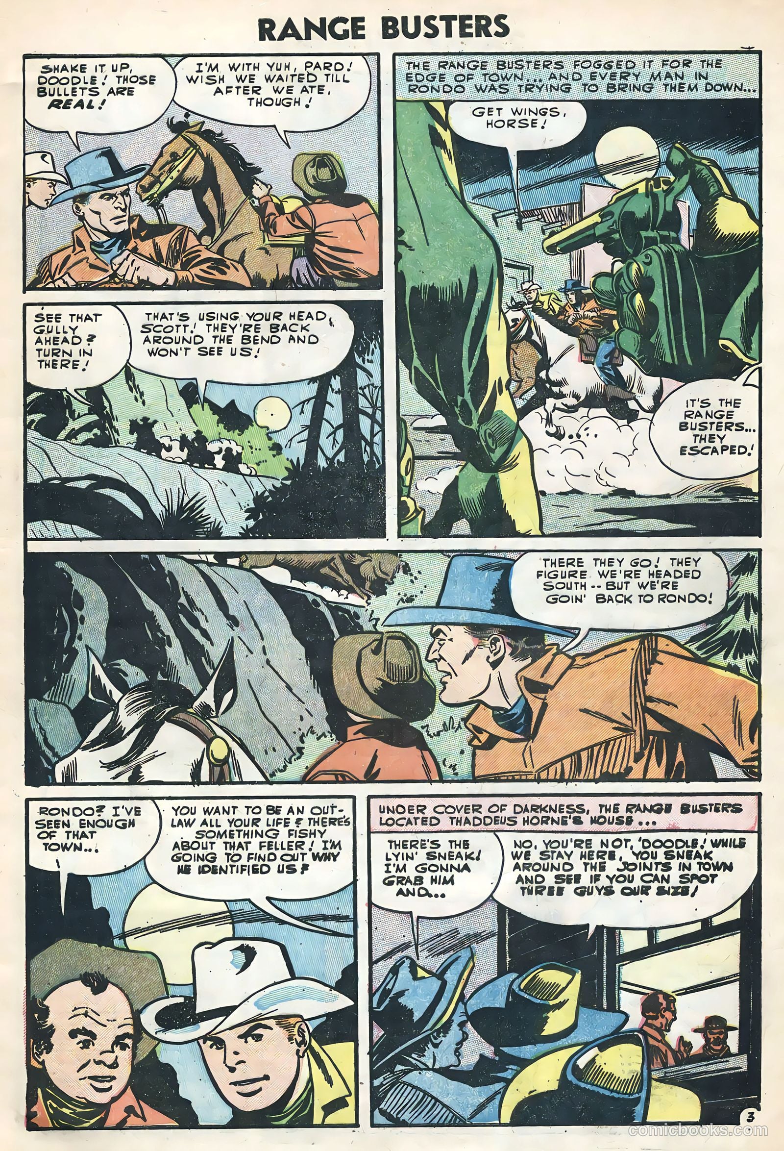 Range Busters #10 (1955) — page 5 of 36