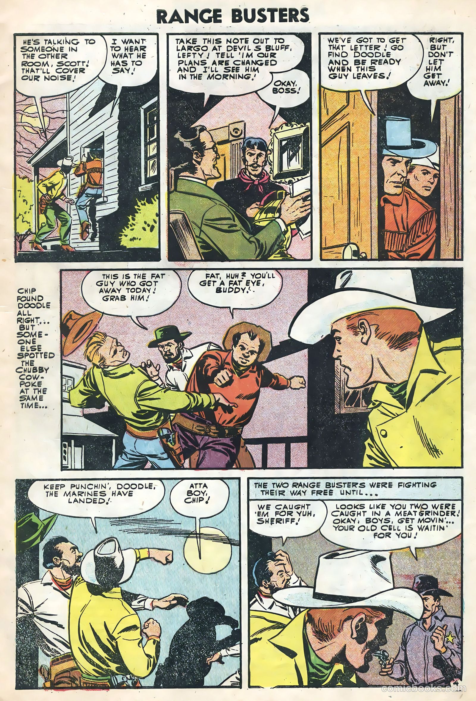 Range Busters #10 (1955) — page 7 of 36