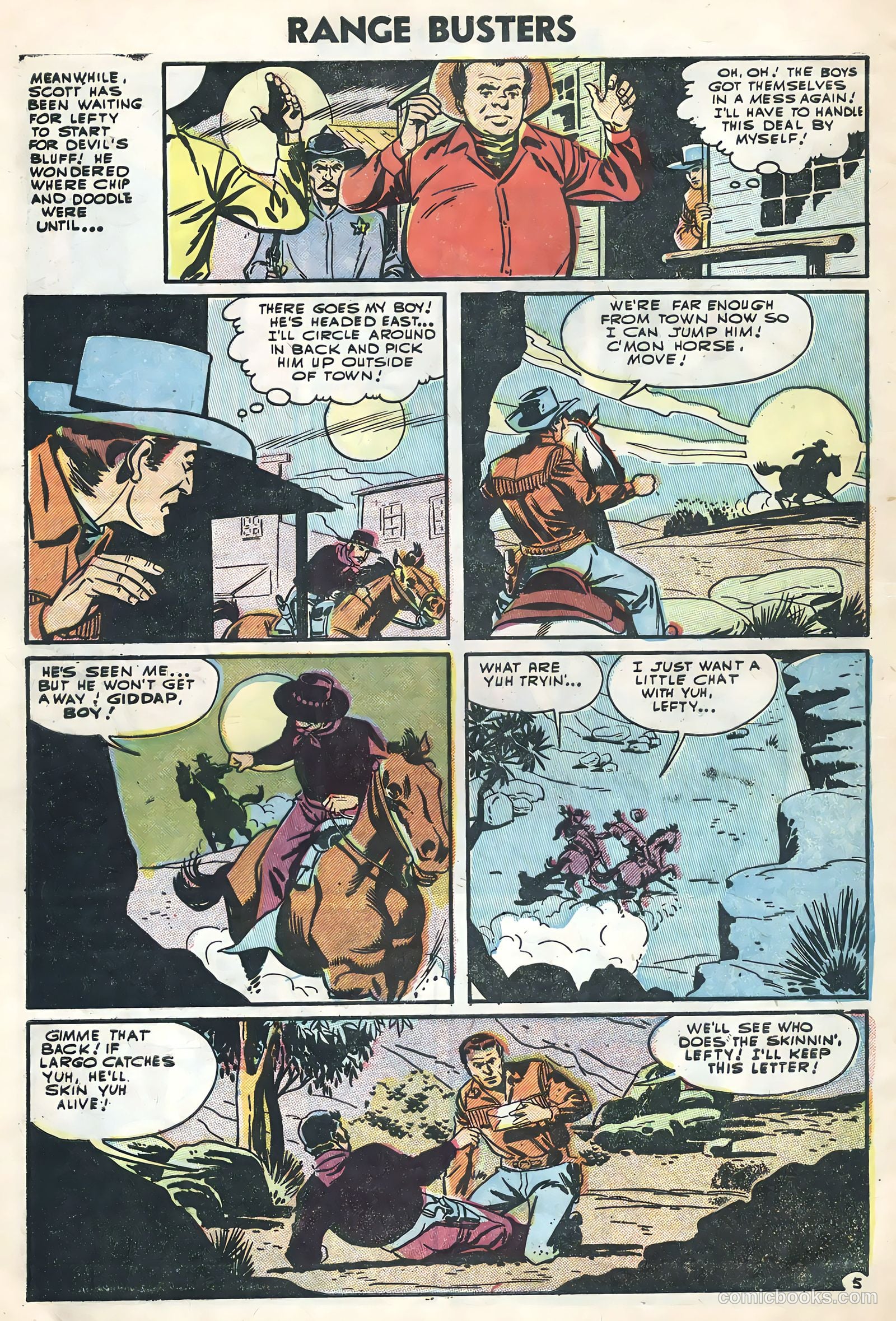 Range Busters #10 (1955) — page 8 of 36