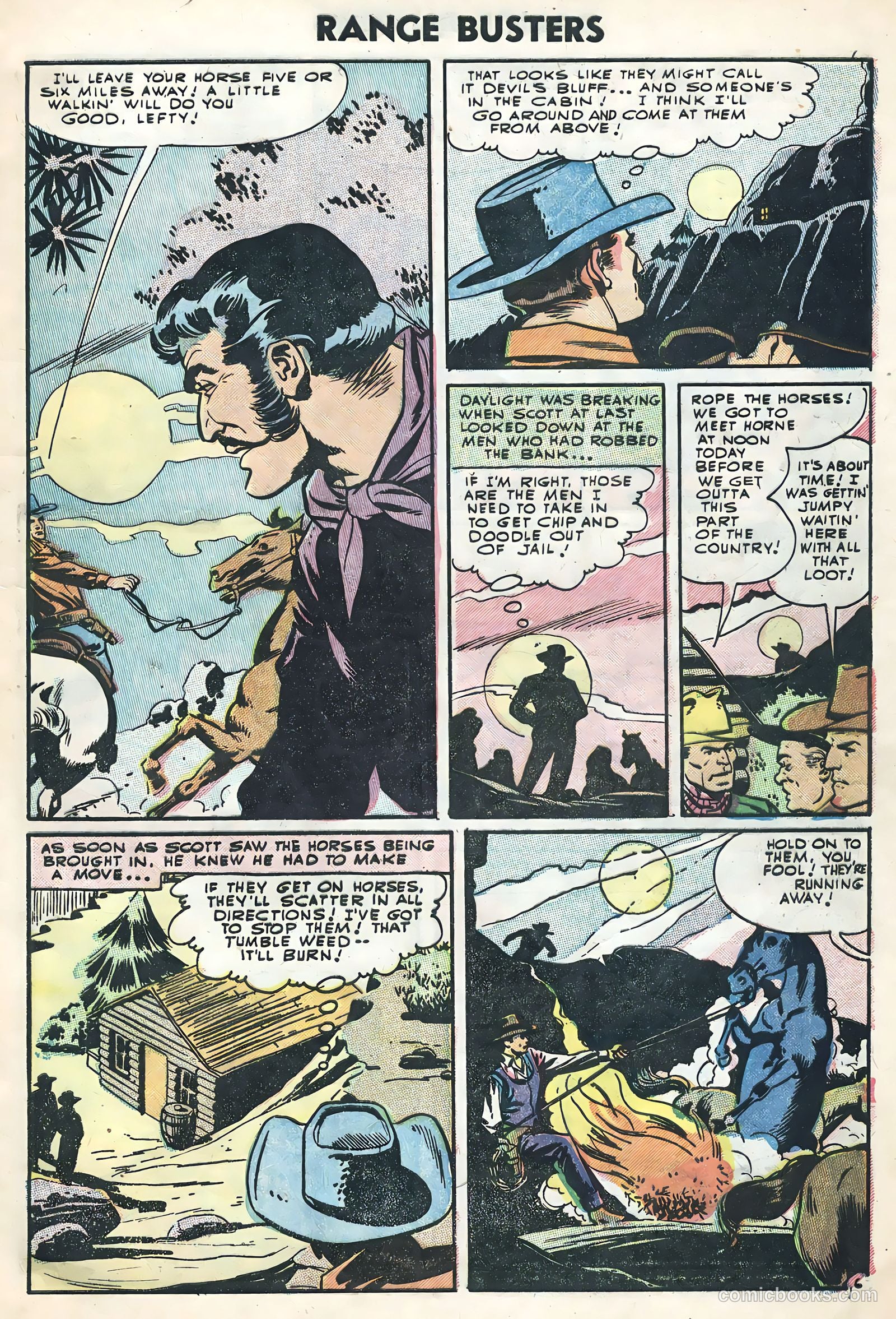 Range Busters #10 (1955) — page 9 of 36