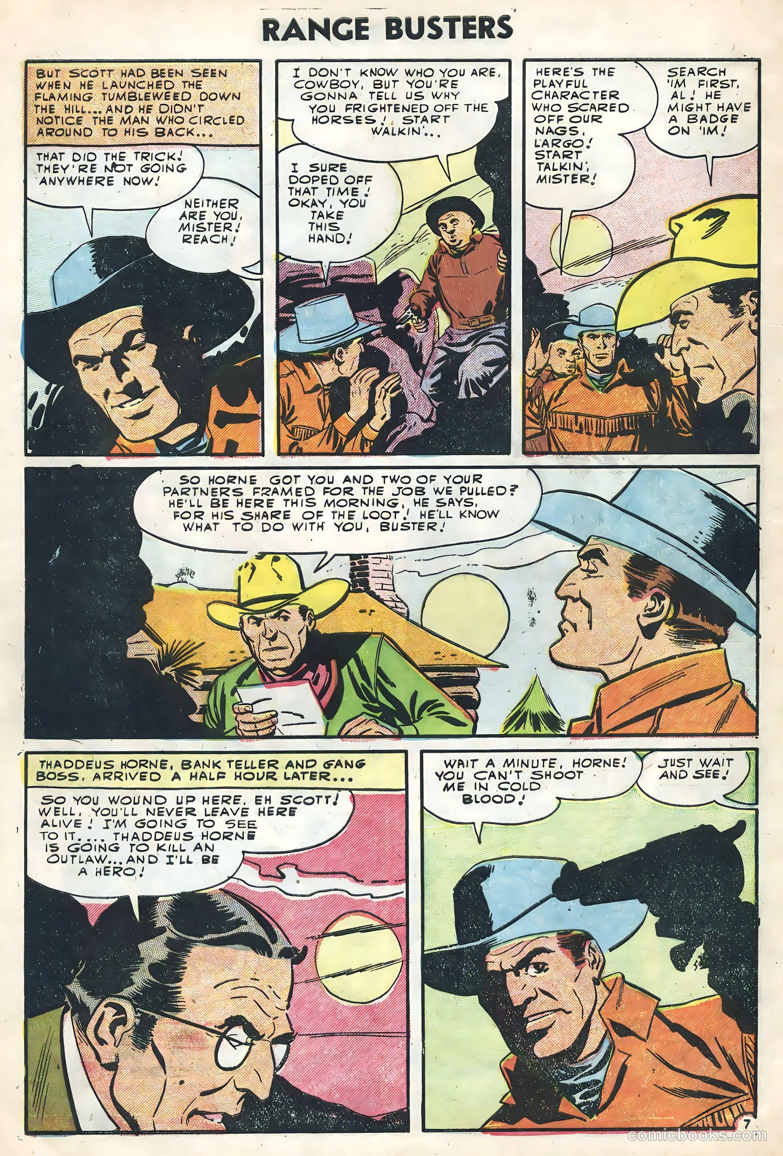 Range Busters #10 (1955) — page 10 of 36