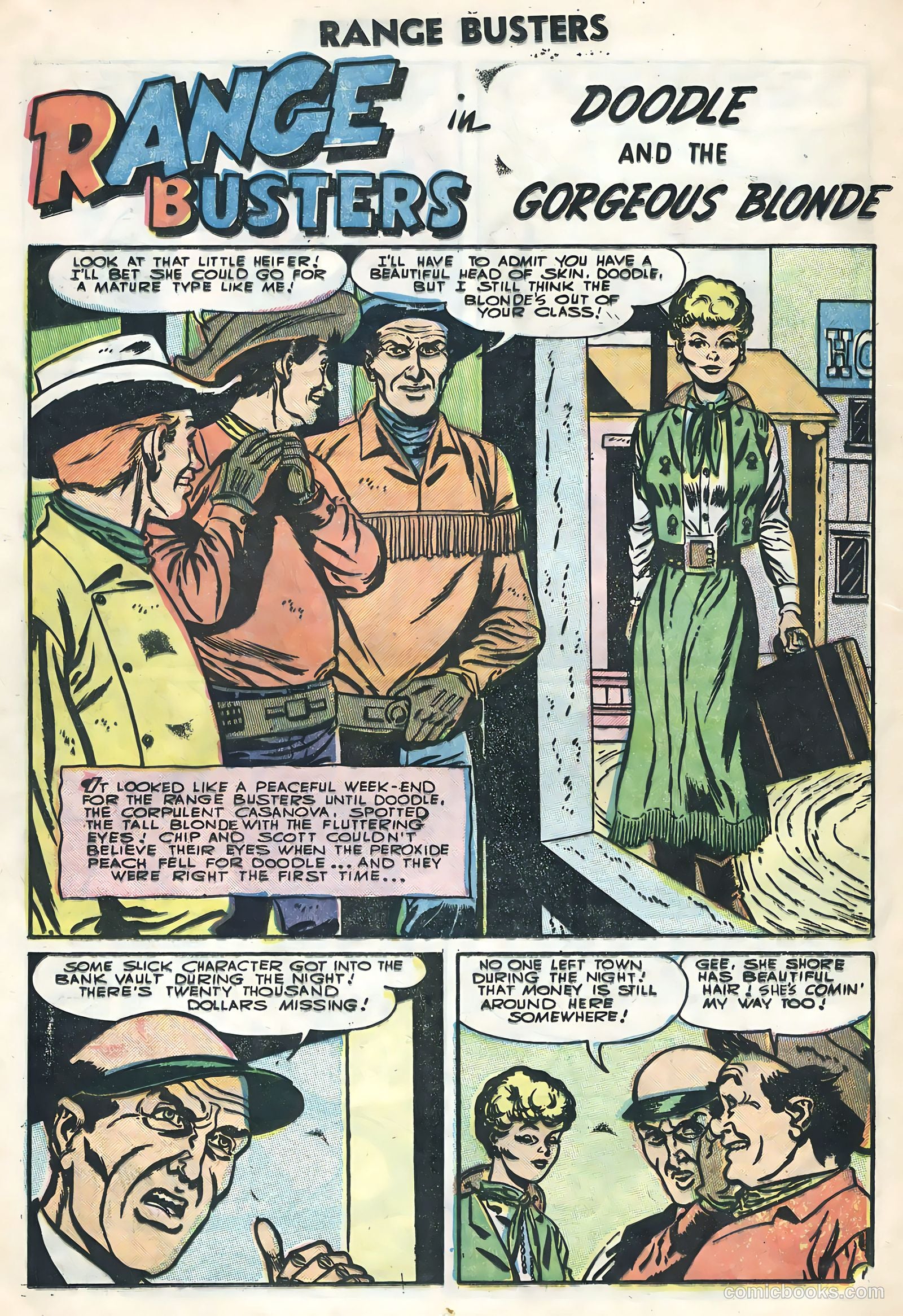 Range Busters #10 (1955) — page 12 of 36