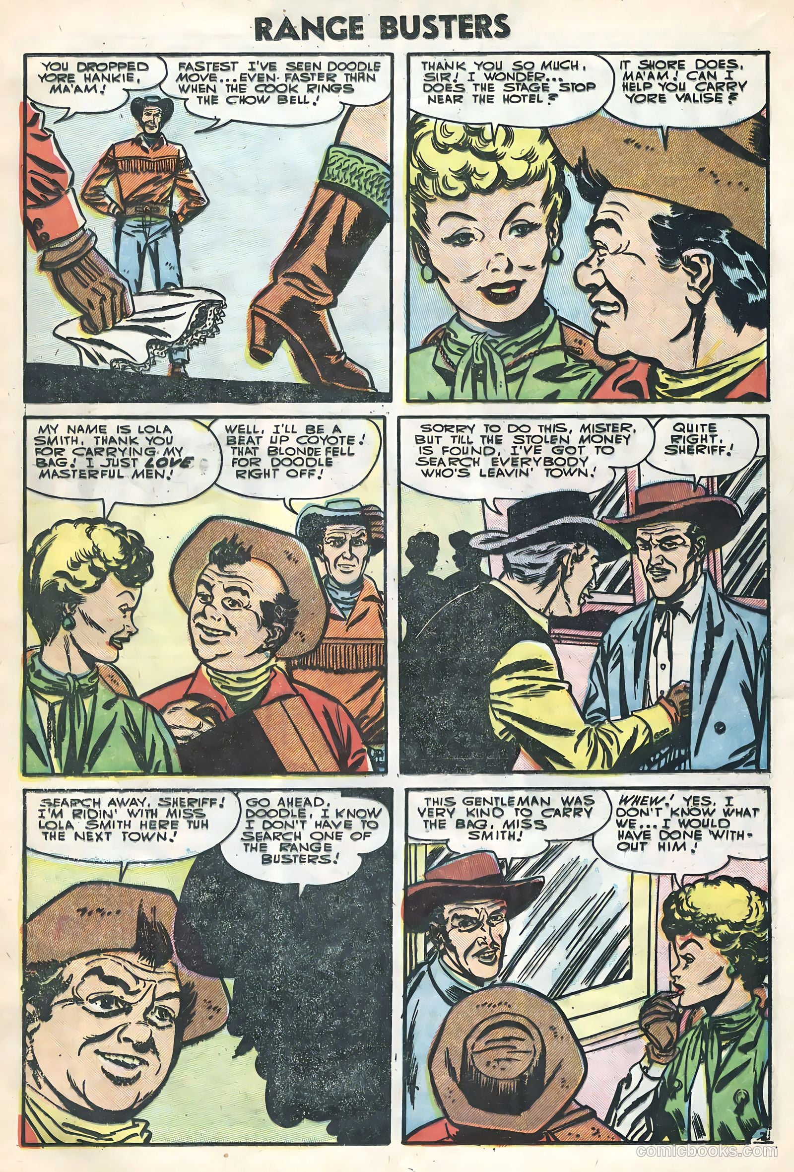 Range Busters #10 (1955) — page 13 of 36